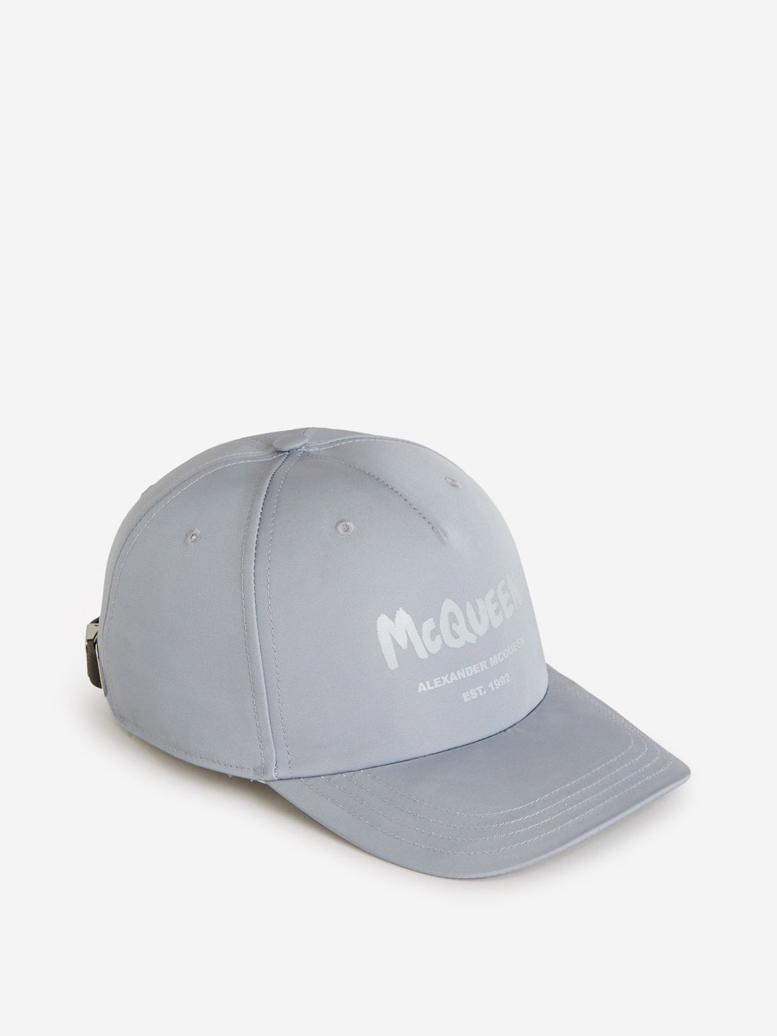 Alexander McQueen Gorra Logo Graffiti color Azul Cielo sku 695-001217 01 - Foto 1