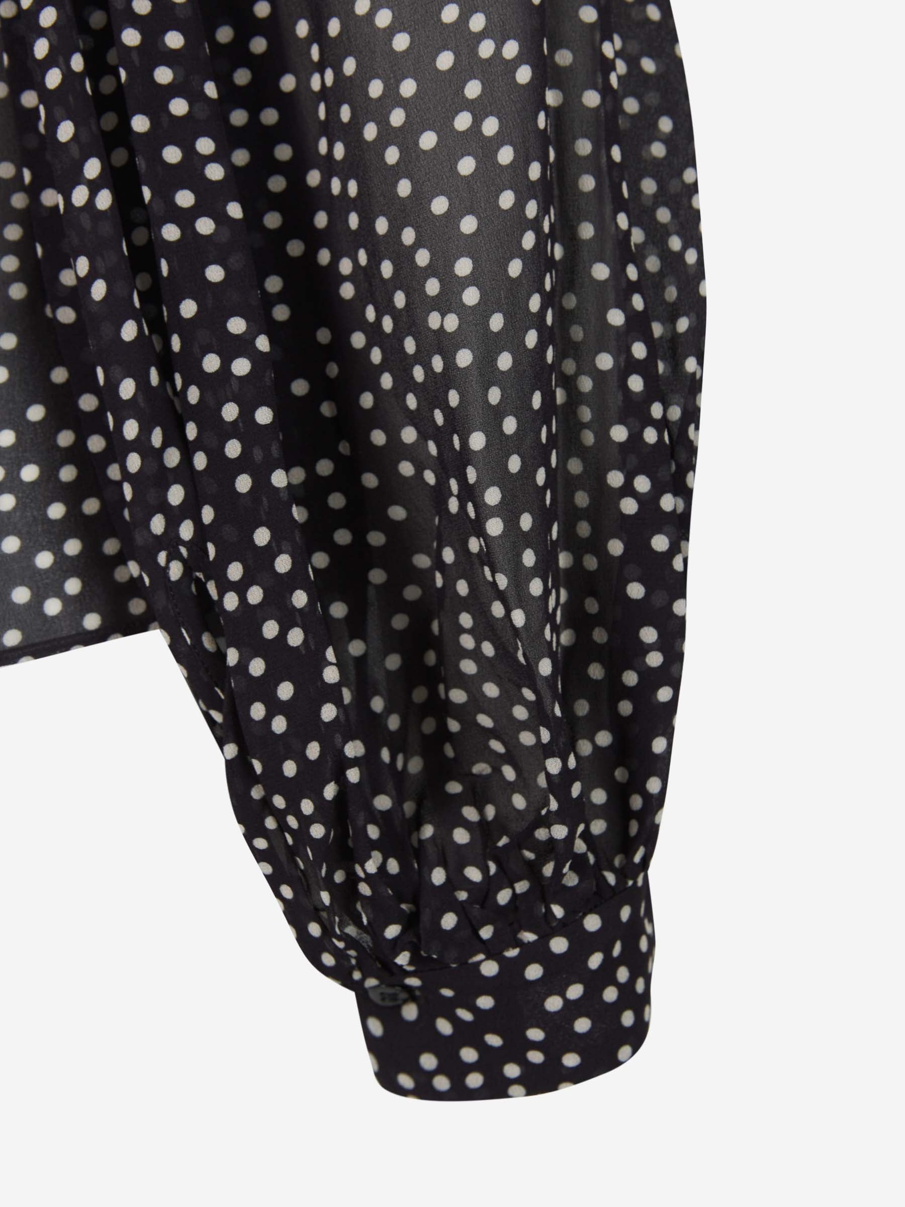 Dorothee Schumacher Blusa Transparent City Lights color Negro sku 701-001729 00 - Foto 4