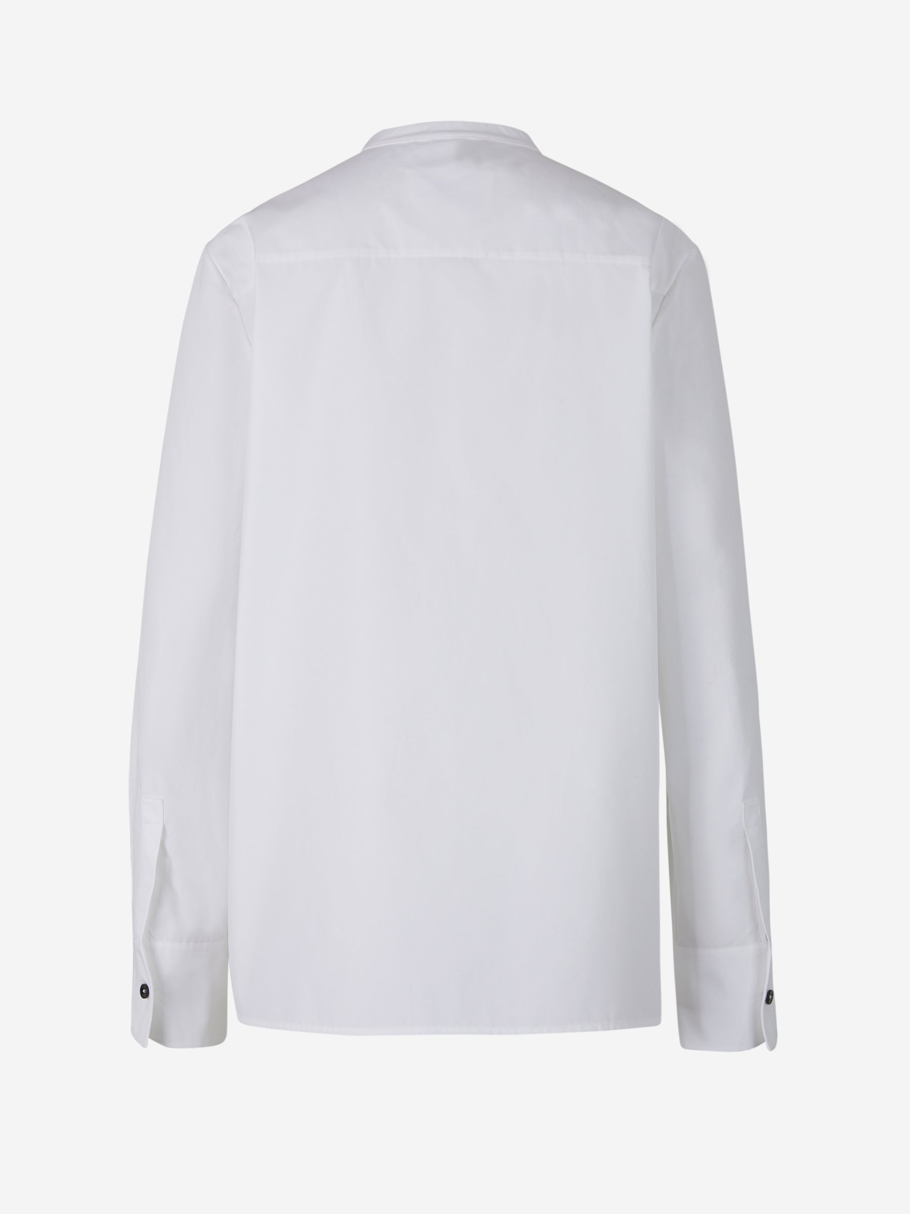 Jil Sander Camisa Plisada Popelina color Blanco sku 701-001737 01 - Foto 2