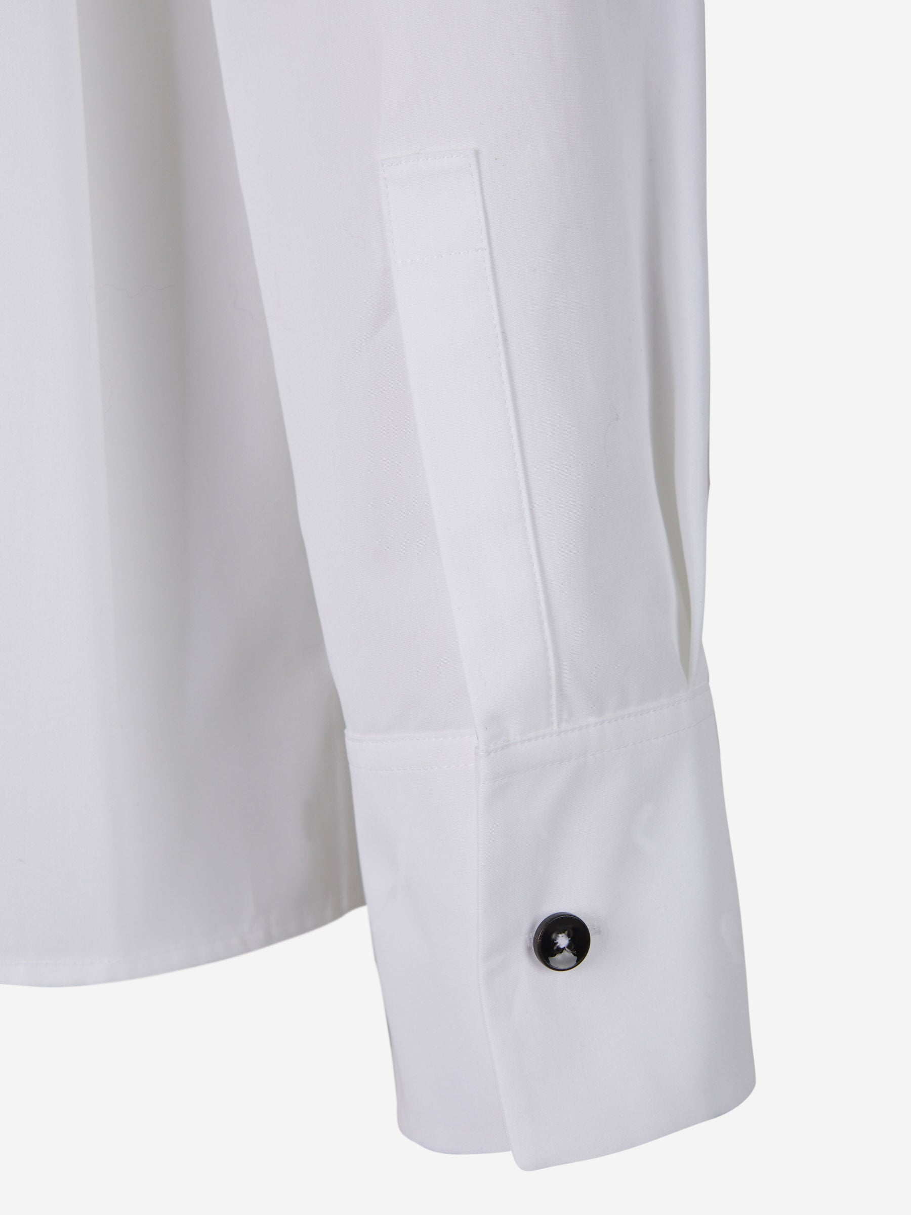 Jil Sander Camisa Plisada Popelina color Blanco sku 701-001737 01 - Foto 5