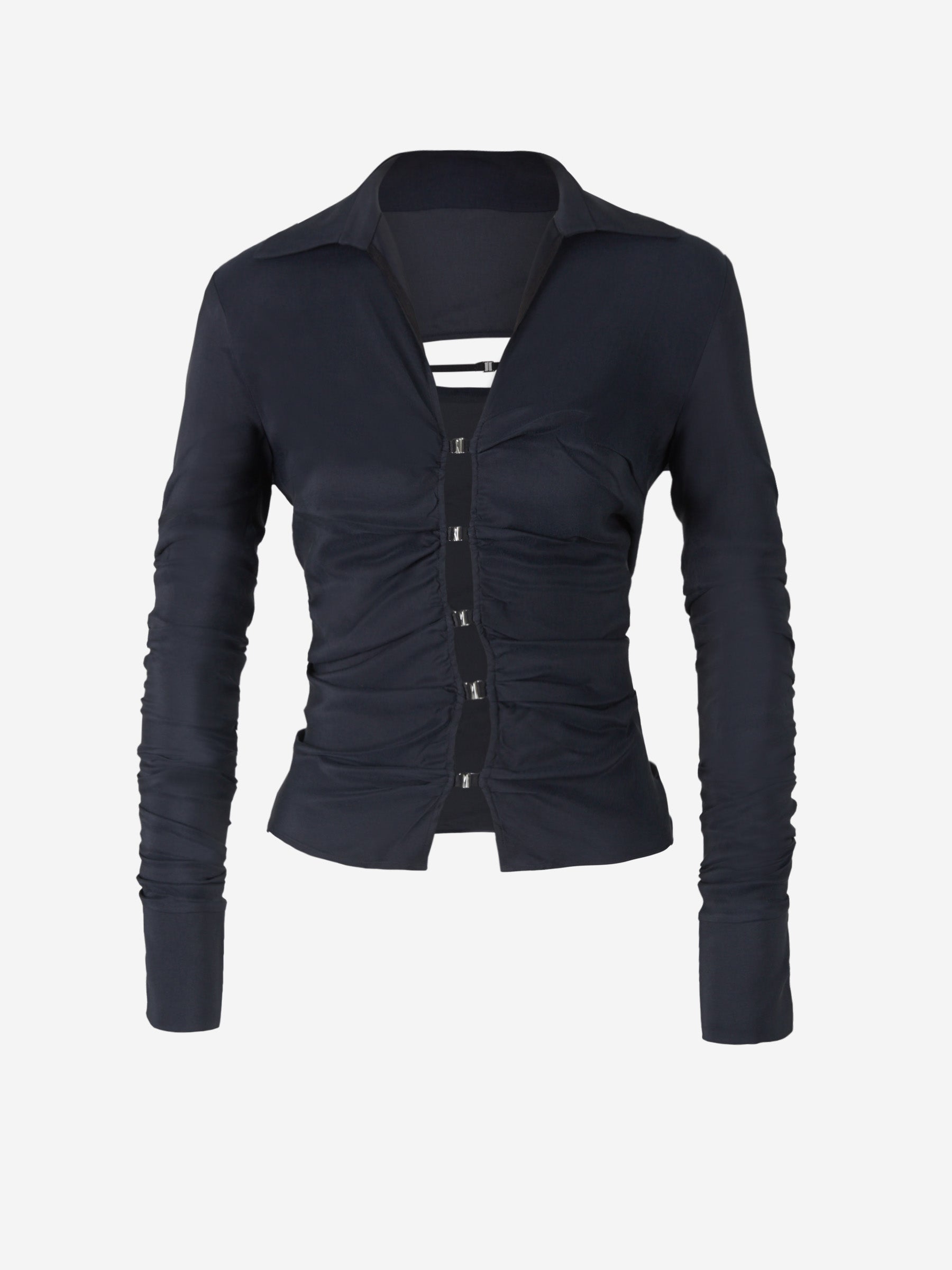 Jacquemus Camisa La Camisola Soffio color Azul Noche sku 701-001751 01 - Foto 1