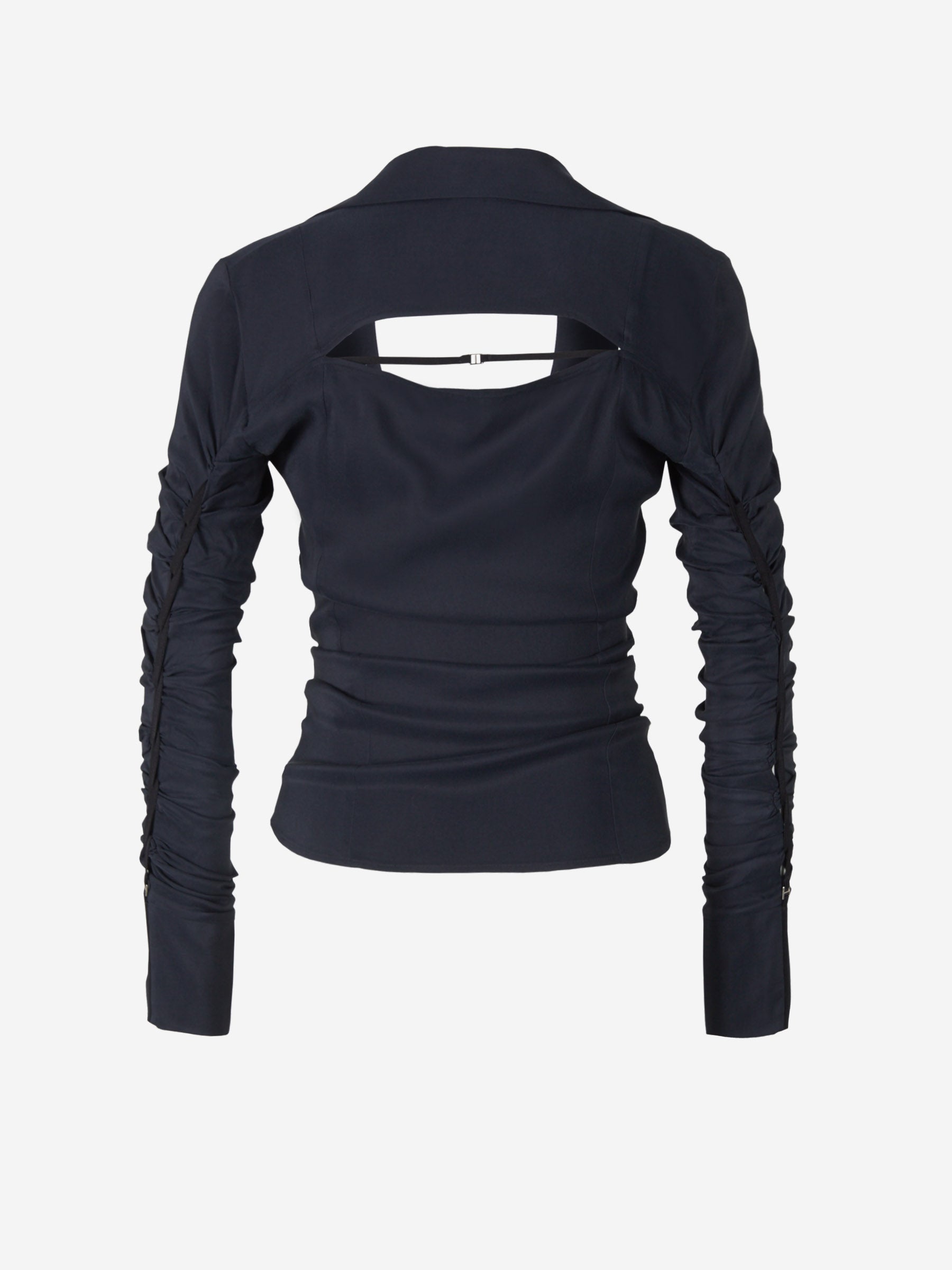 Jacquemus Camisa La Camisola Soffio color Azul Noche sku 701-001751 01 - Foto 2