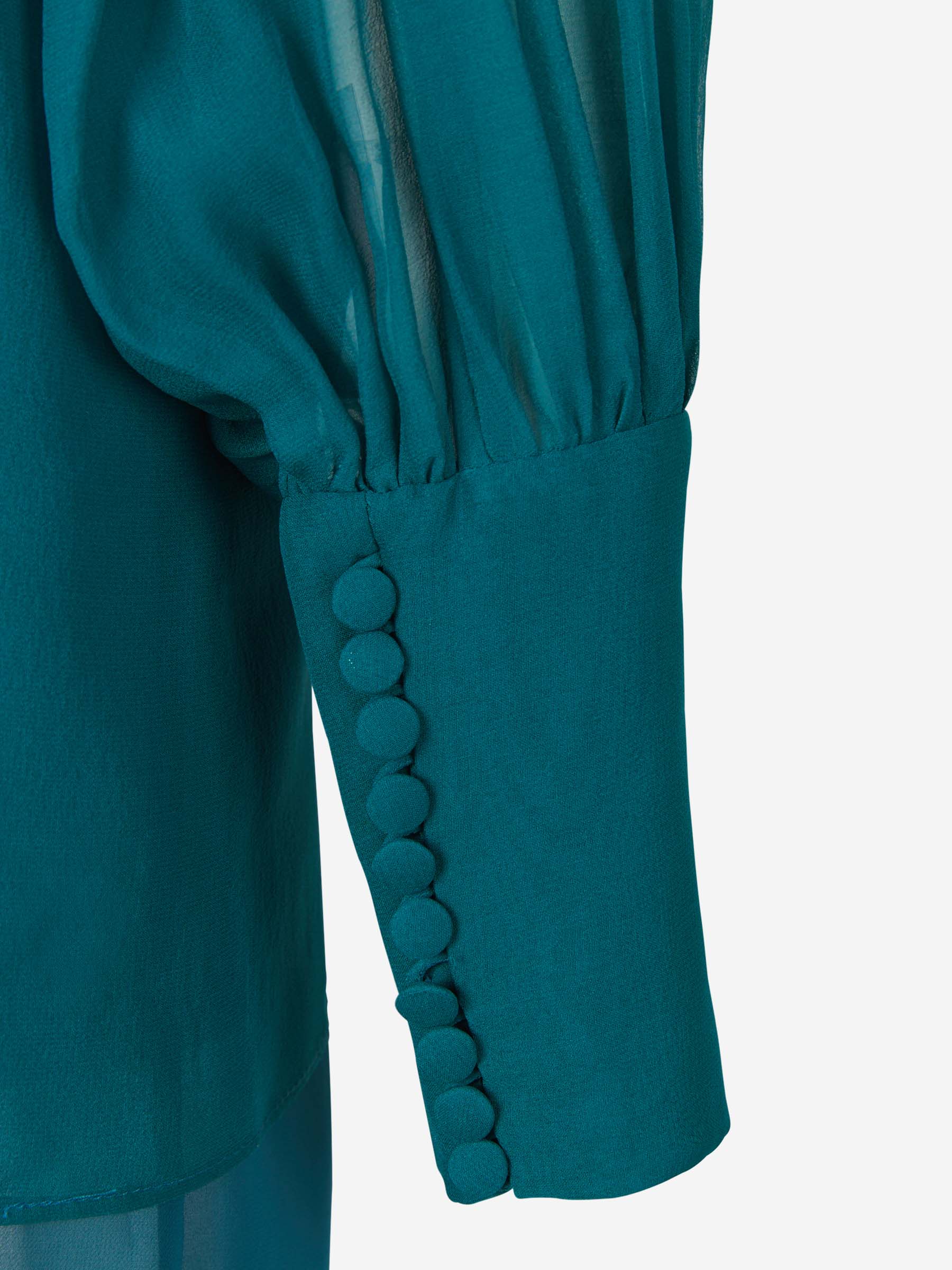 Costarellos Blusa Kelly color Verde Azulado sku 701-001763 01 - Foto 3