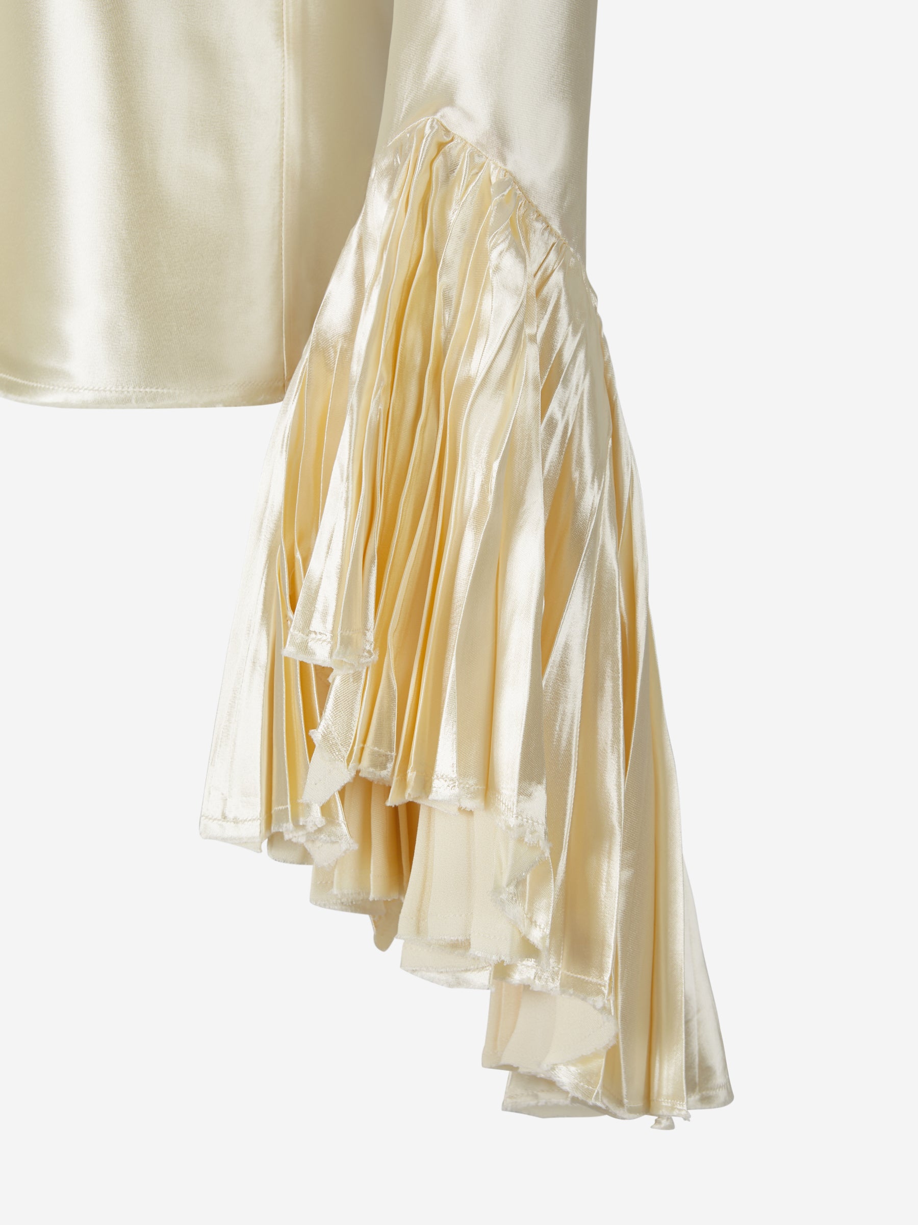 Khaite Blusa Amelia Satén color Dorado sku 701-001767 01 - Foto 4