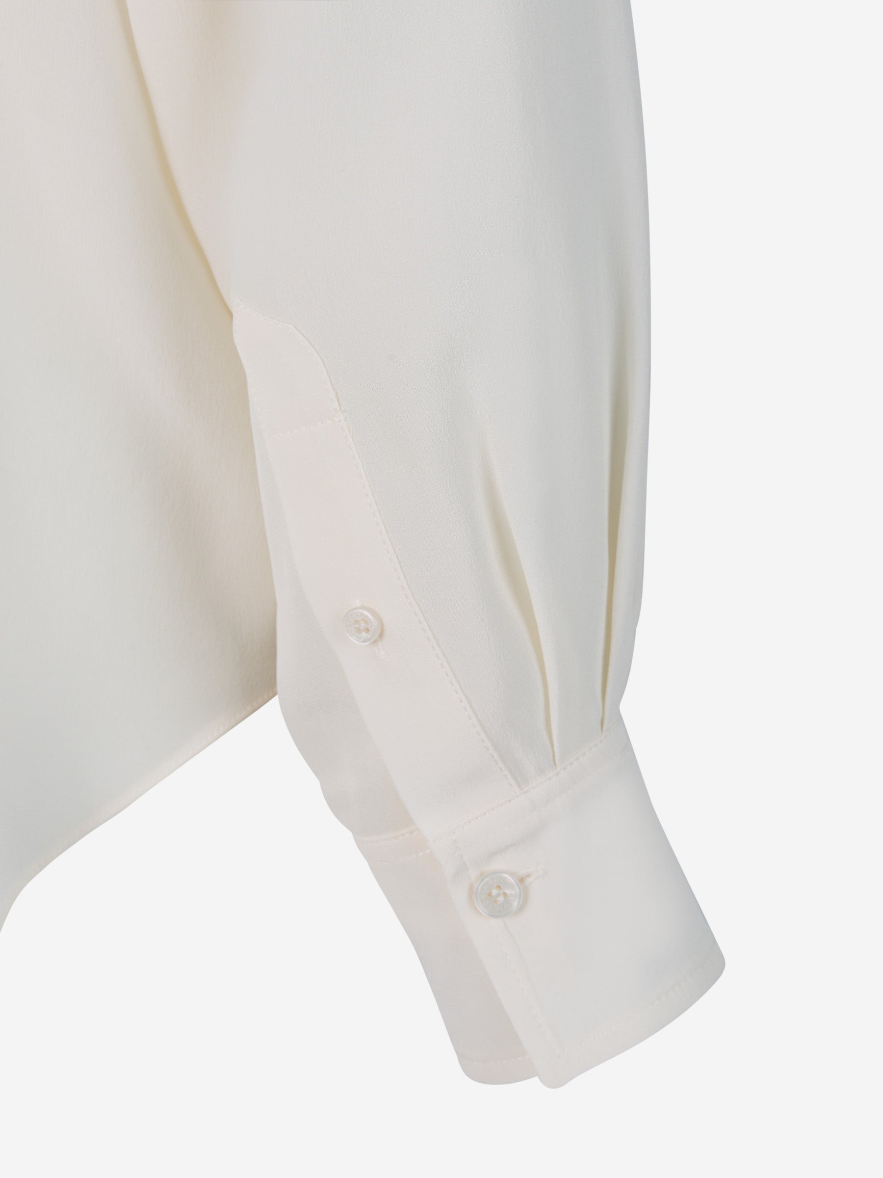 Victoria Beckham Blusa Volantes Seda color Crema sku 701-001781 01 - Foto 4