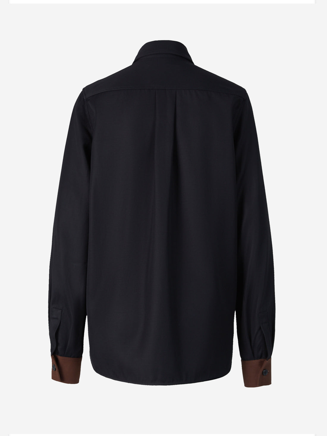 Plan C Camisa Oversize Detalle Bolsillos color Negro sku 701-001797 00 - Foto 2