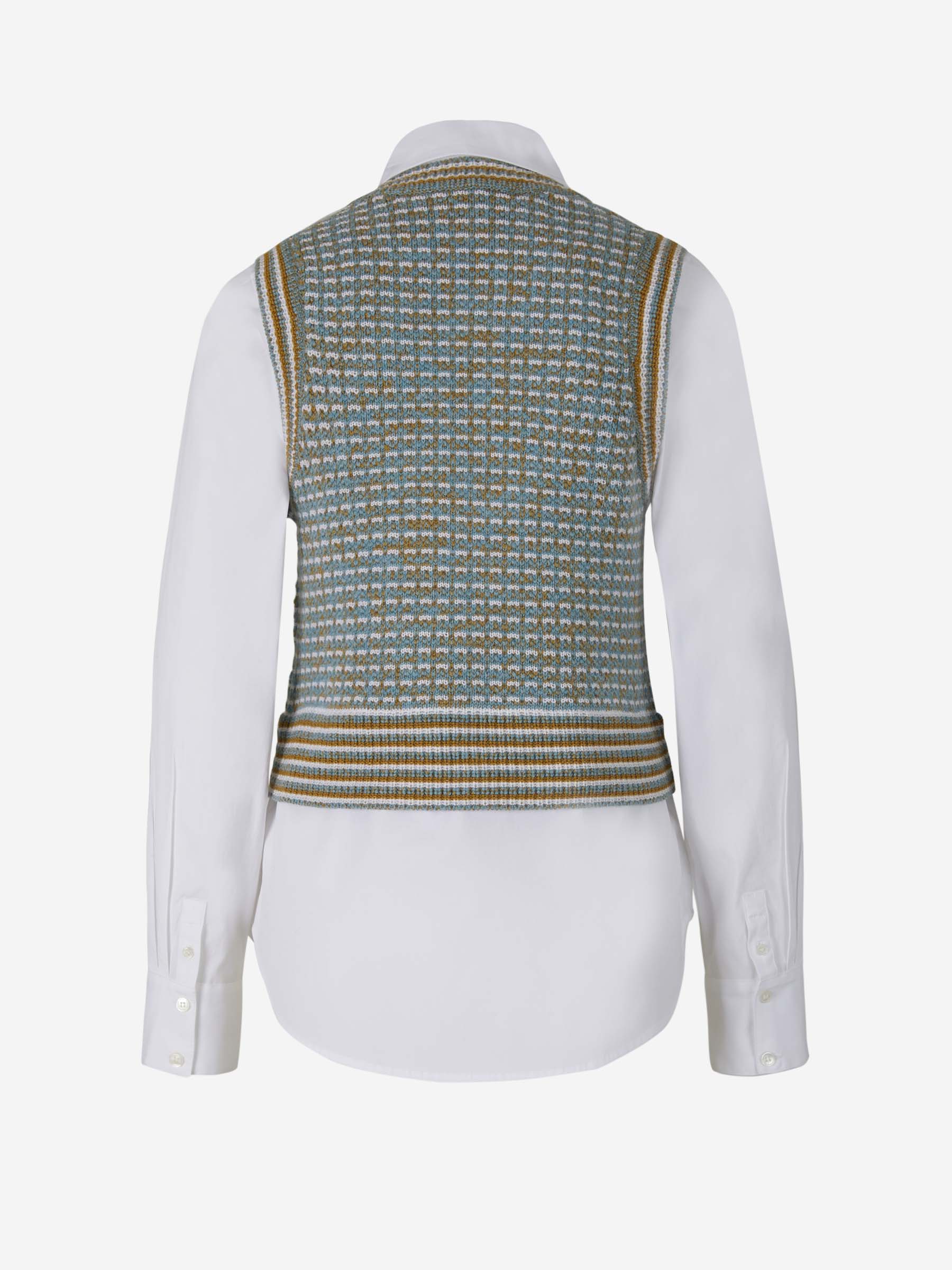 Veronica Beard Camisa Chaleco Punto color Multicolor sku 701-001799 01 - Foto 2