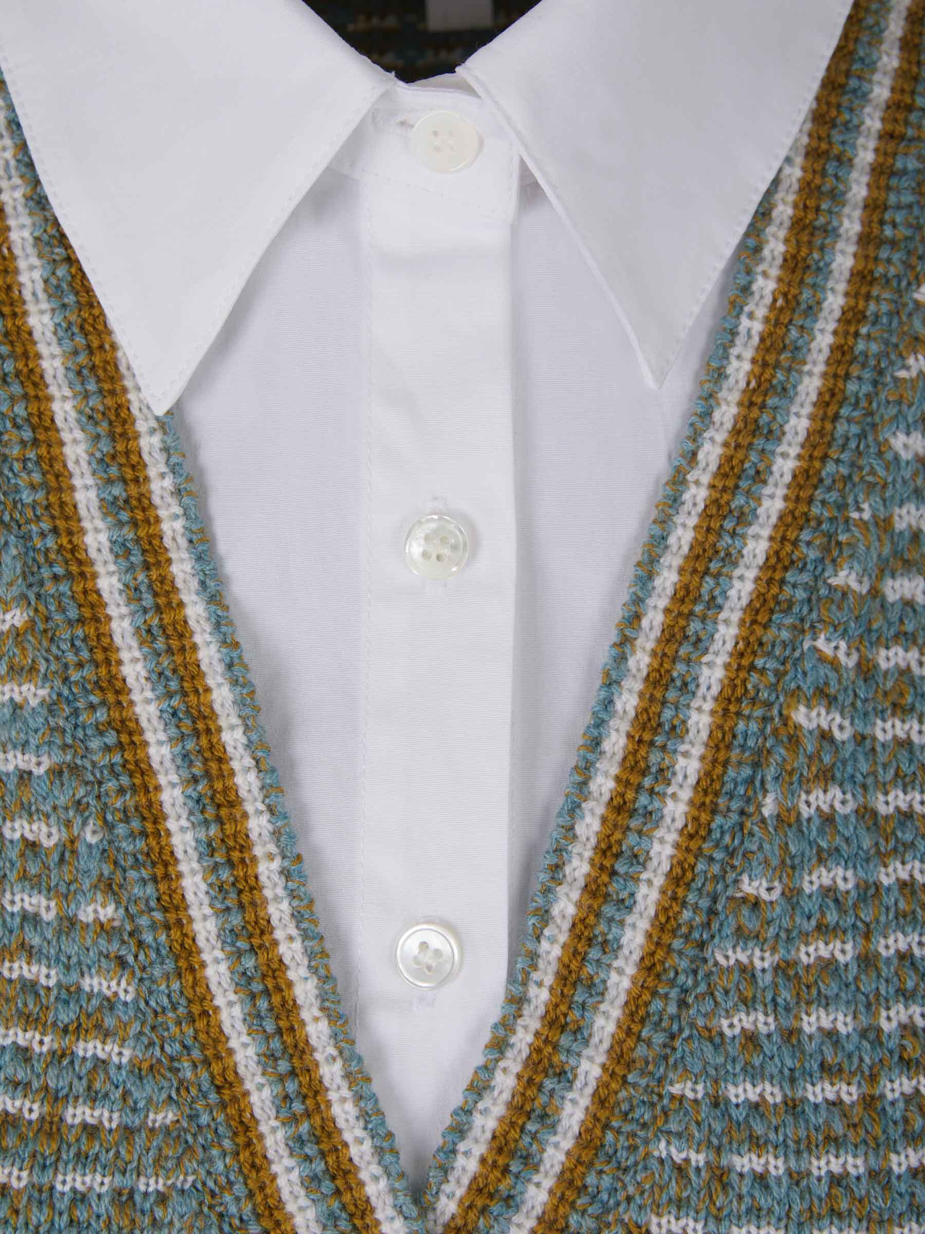 Veronica Beard Camisa Chaleco Punto color Multicolor sku 701-001799 01 - Foto 3