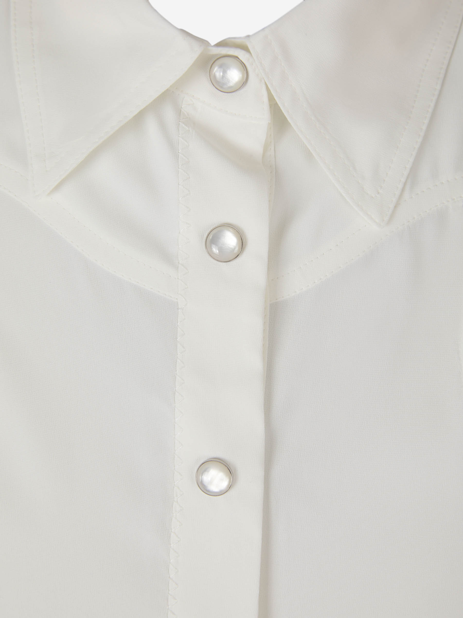 Dorothee Schumacher Camisa Inspiración Denim color Blanco sku 701-001843 00 - Foto 3