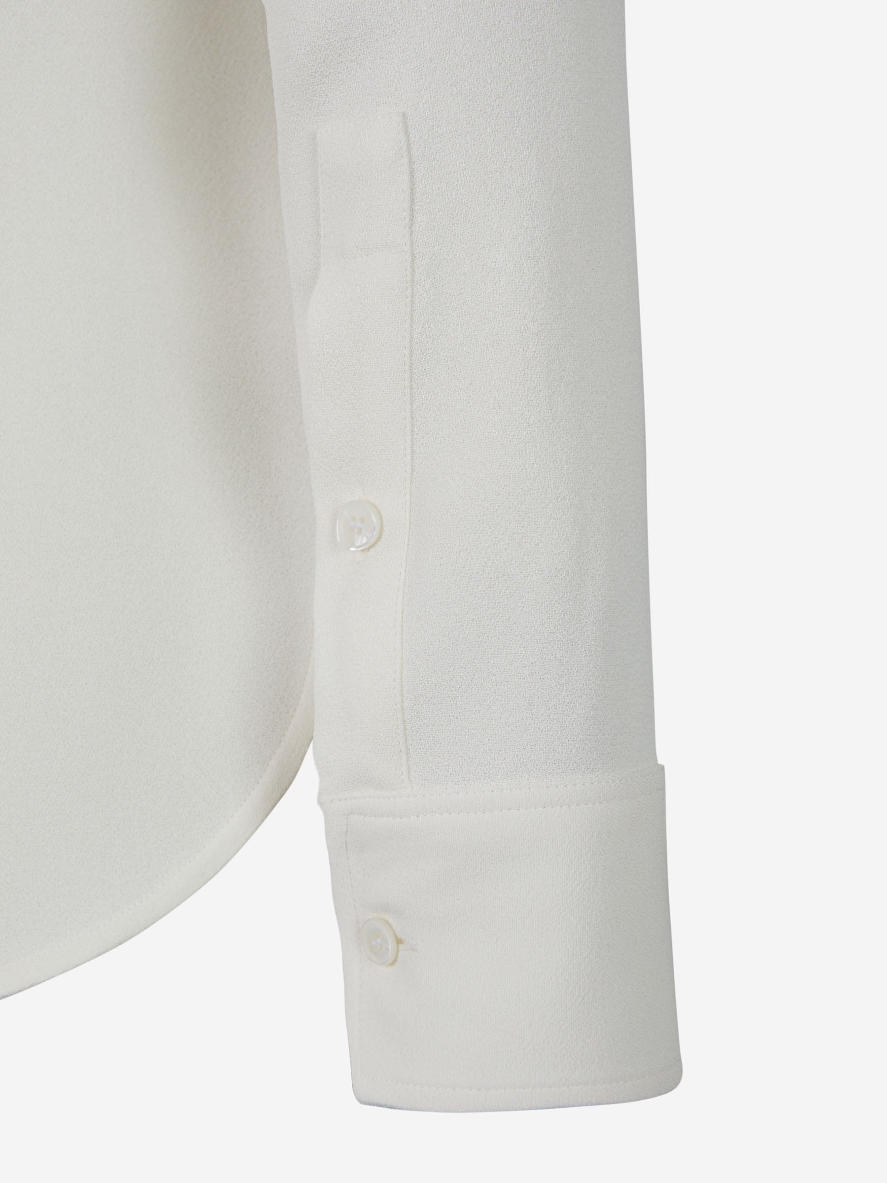 Stella McCartney Camisa Crepé Pétalos color Crema sku 701-001847 01 - Foto 4