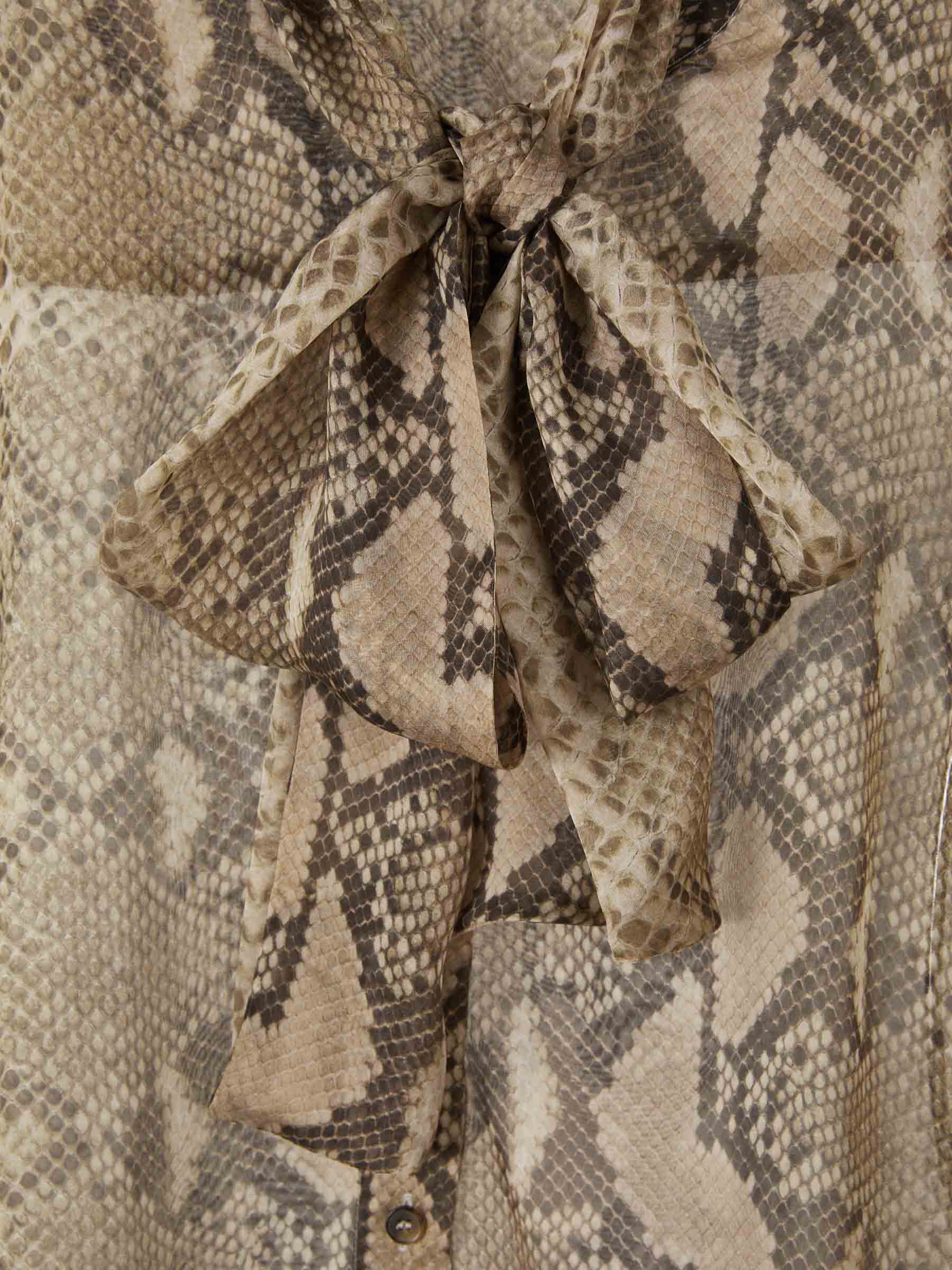 Stella McCartney Blusa Seda Estampada color Marrón sku 701-001954 01 - Foto 1