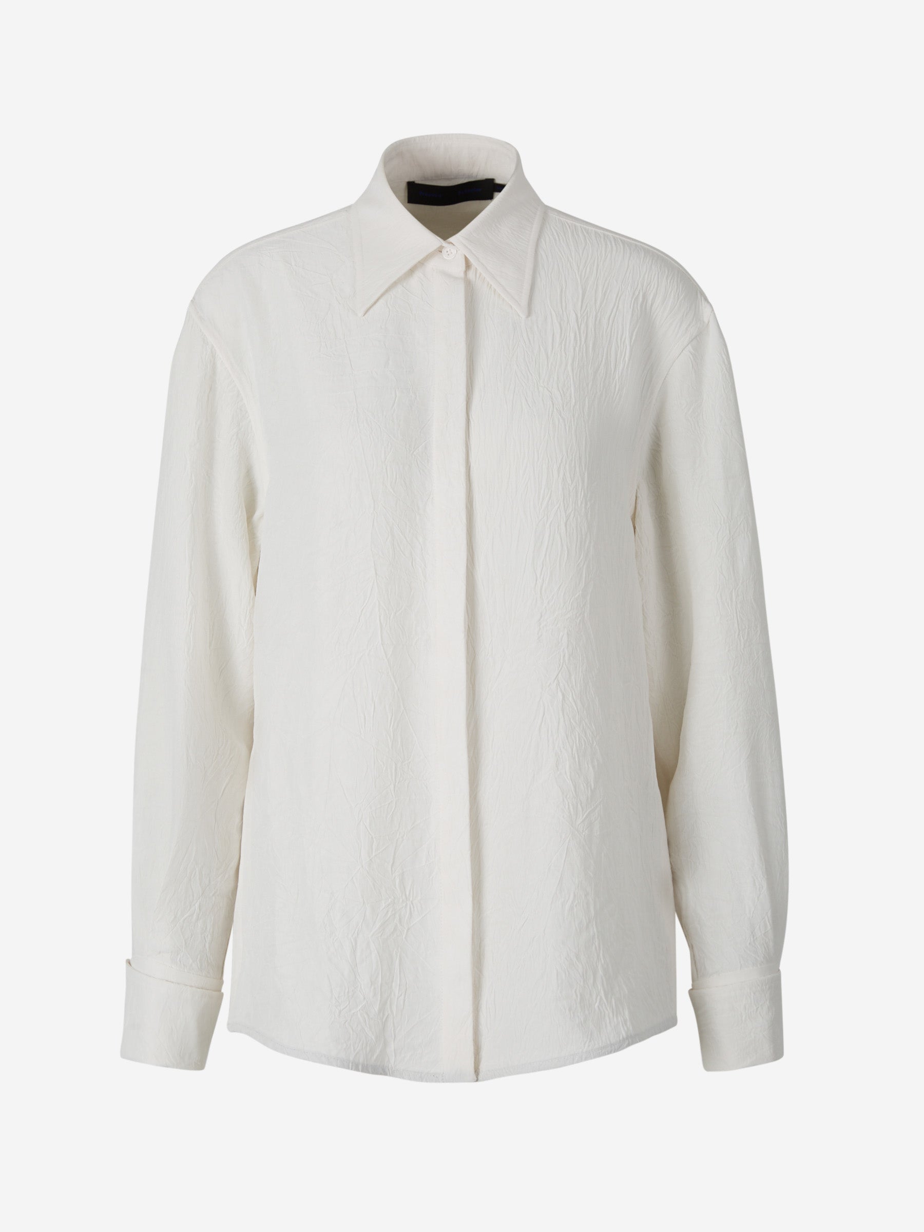 Proenza Schouler Camisa Diseño Crinkled color Beis sku 701-001979 00 - Foto 1