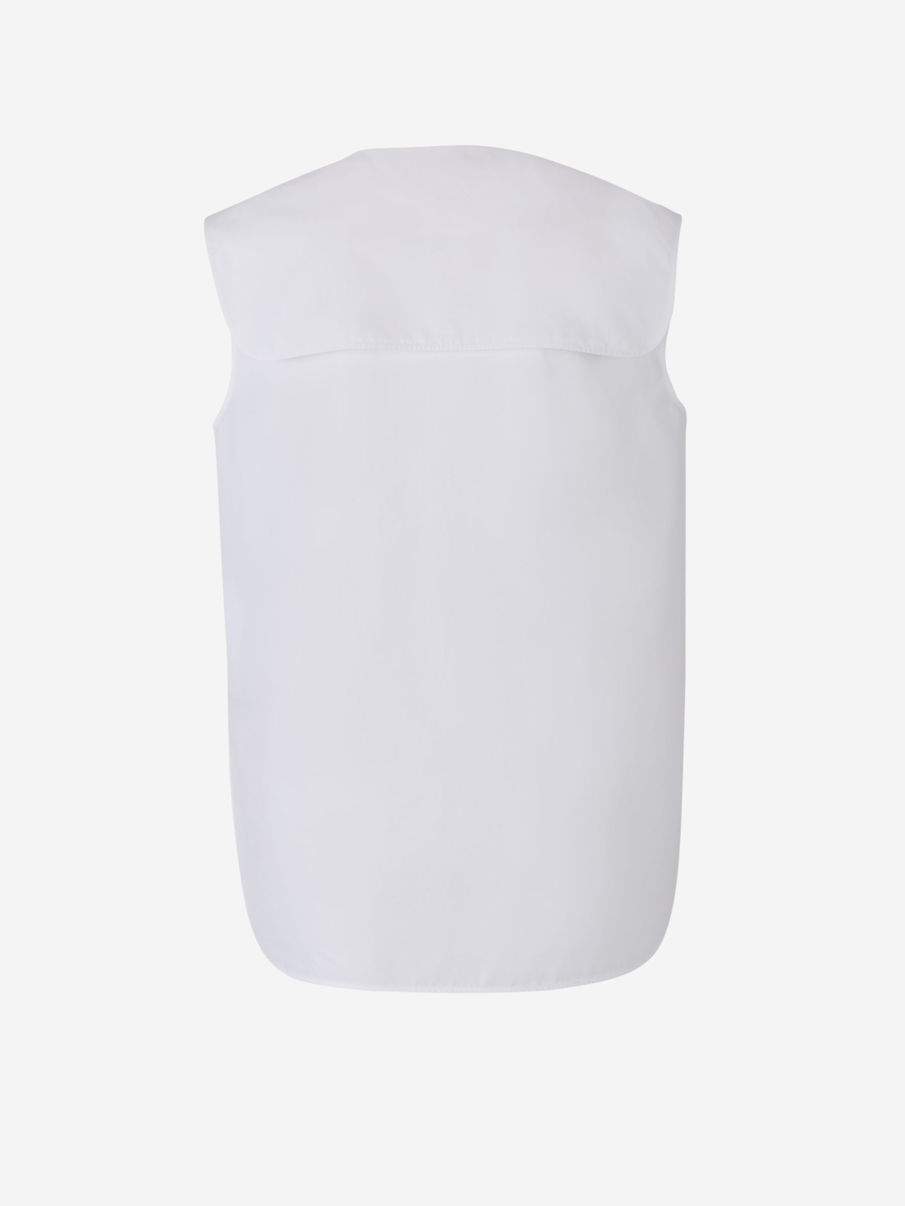 Jil Sander Blusa Popelín Algodón color Blanco sku 702-000394 01 - Foto 2