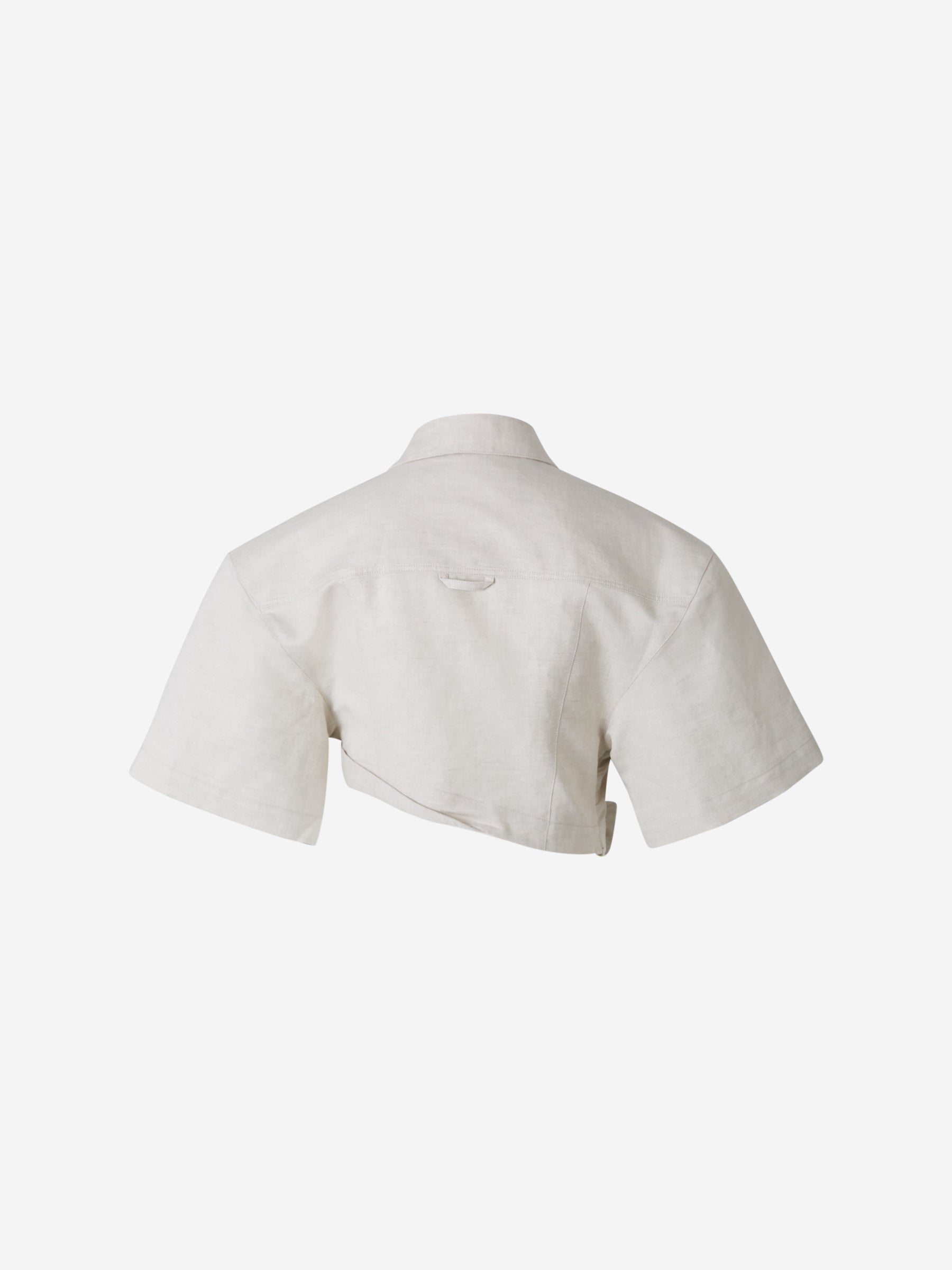 Jacquemus Camisa Capri color Beis sku 702-000399 01 - Foto 2