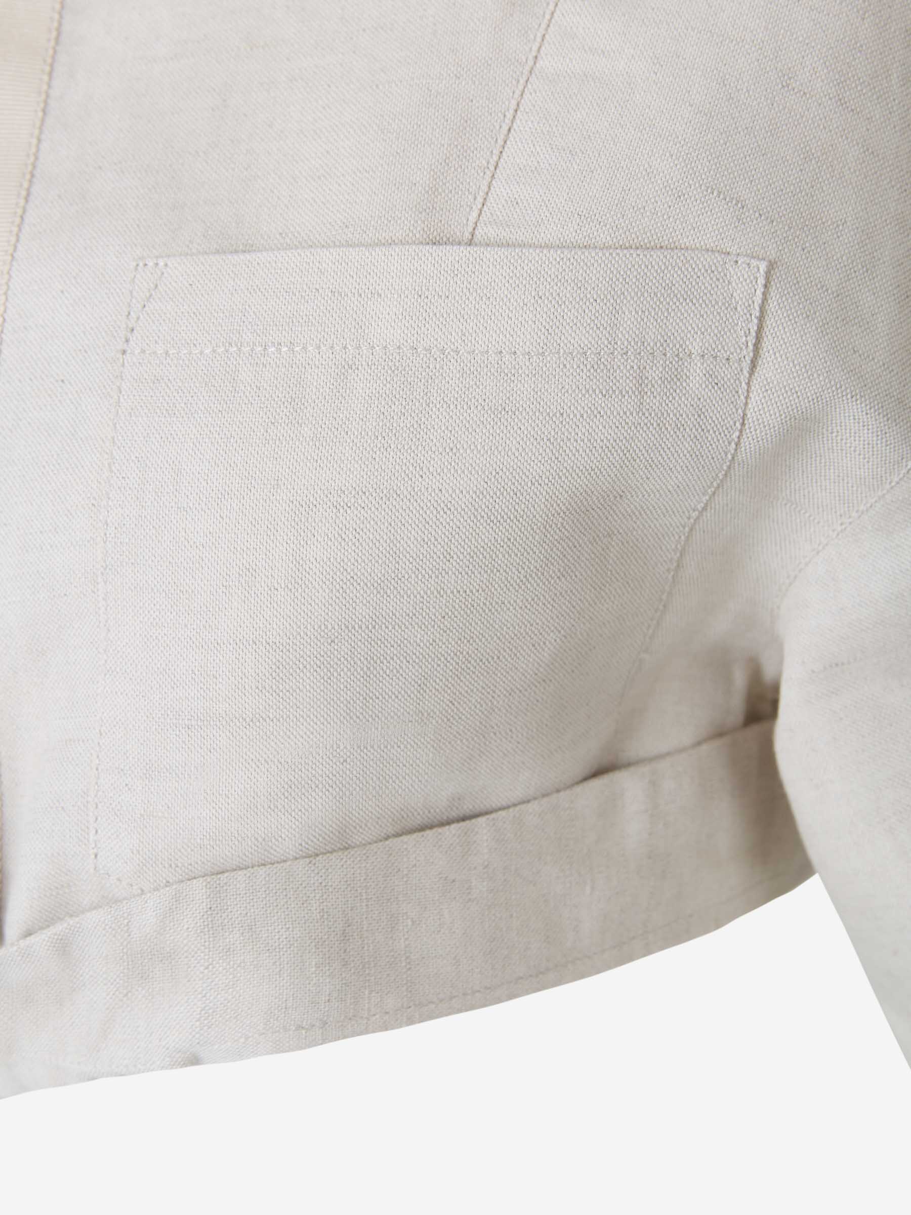 Jacquemus Camisa Capri color Beis sku 702-000399 01 - Foto 4