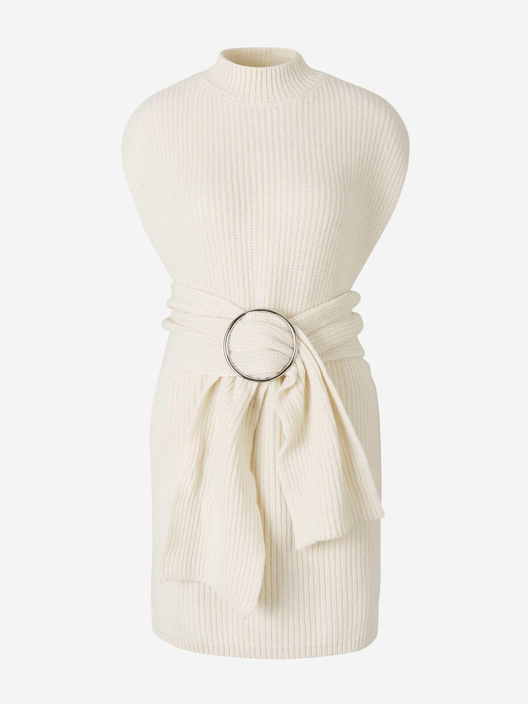 Dries Van Noten Jersey Alpaca Cinturón color Beis sku 703-001706 02 - Foto 1