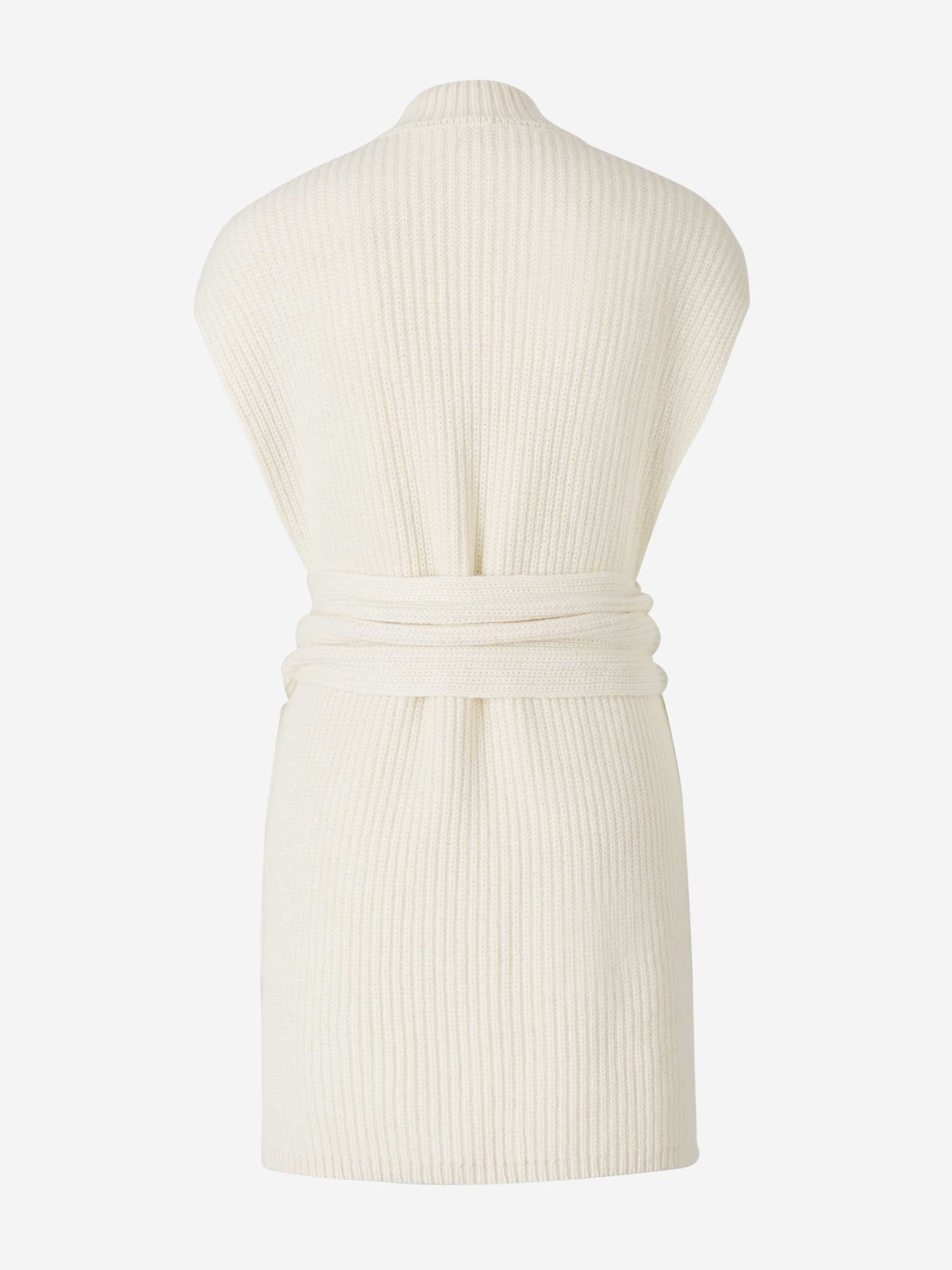 Dries Van Noten Jersey Alpaca Cinturón color Beis sku 703-001706 02 - Foto 2