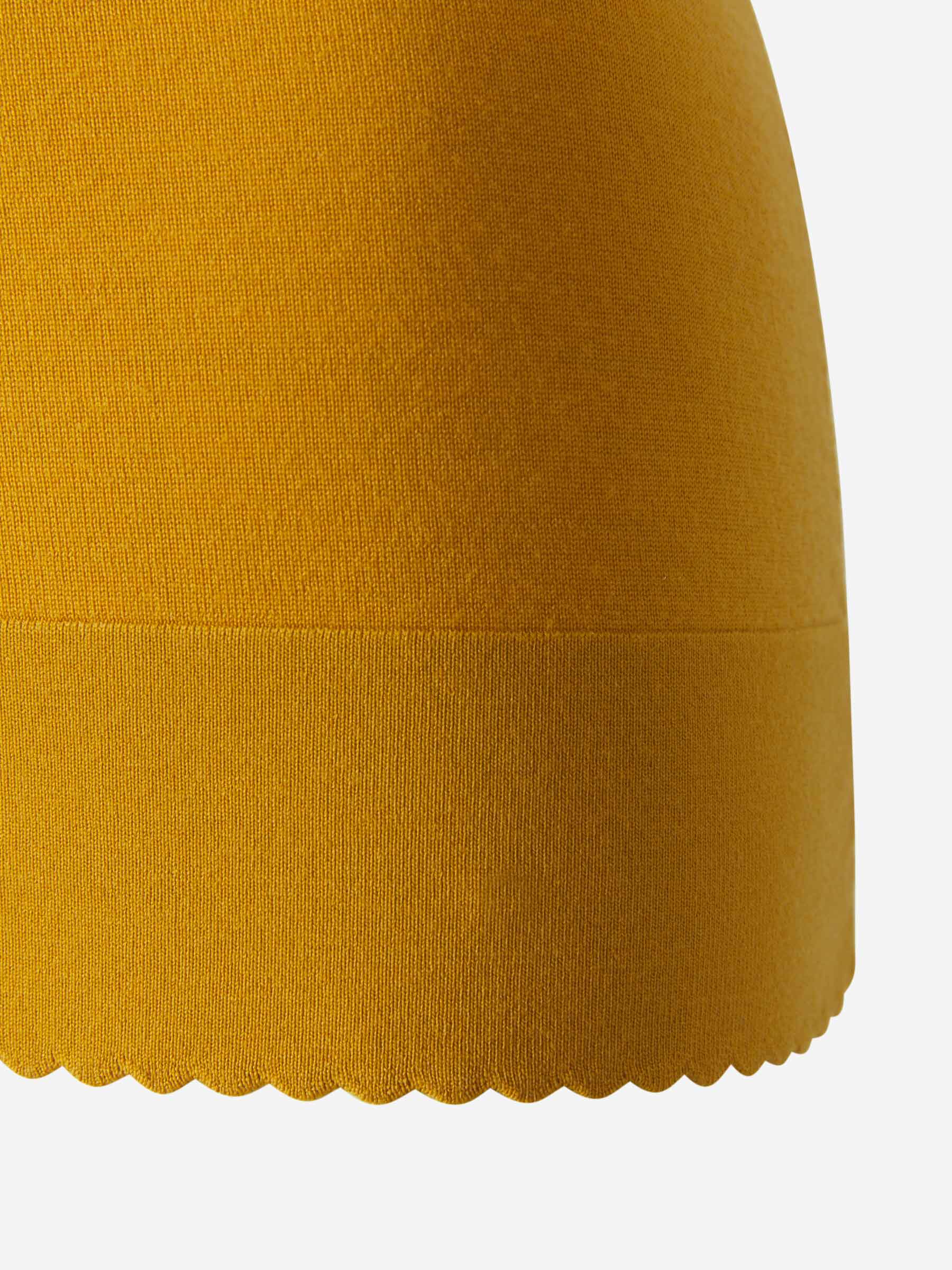 Chloé Top Tirantes Lana color Mostaza sku 703-001727 01 - Foto 4