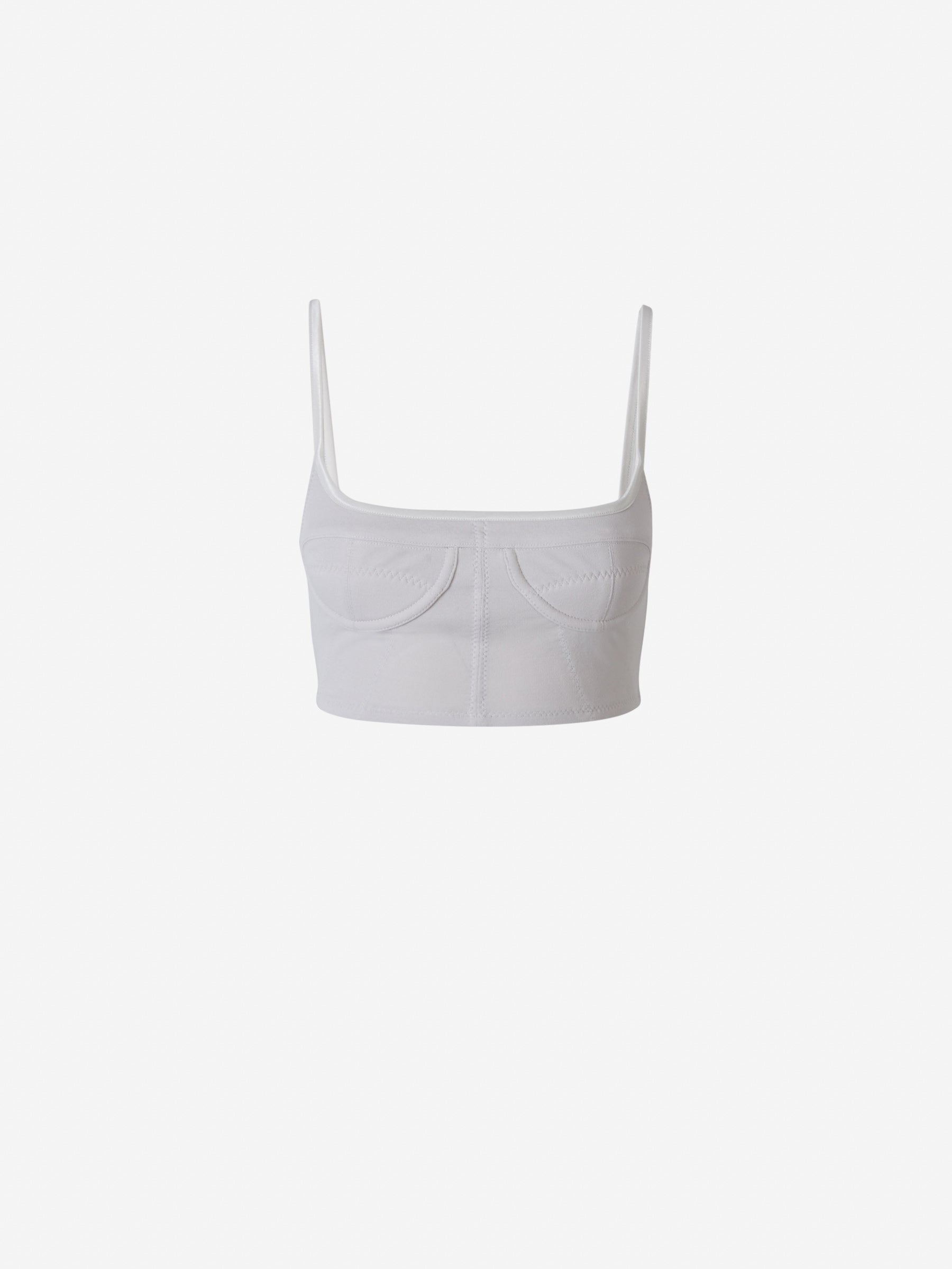 Outlet online Jacquemus Mujer Top Le Haut Melo color Gris Claro sku 703-001771 02 - Foto 1