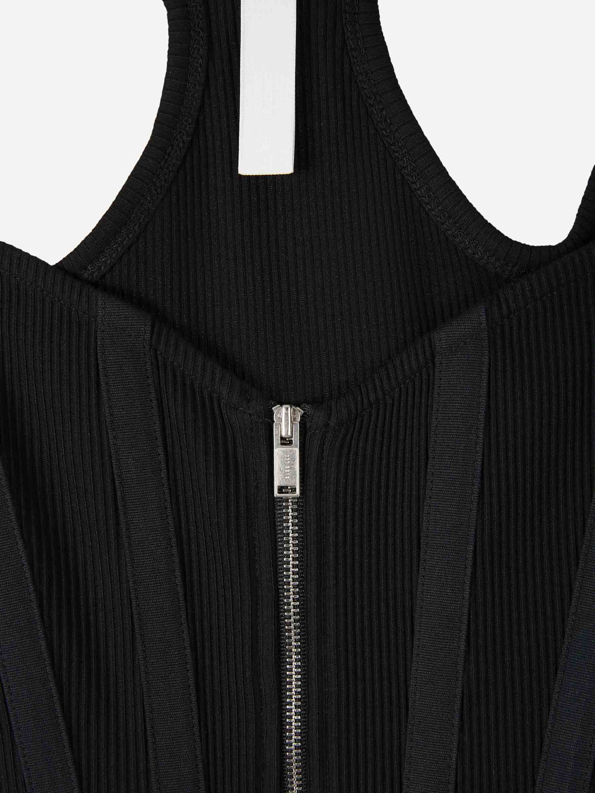 Outlet online Dion Lee Mujer Top Corsé Punto color Negro sku 703-001885 01 - Foto 3