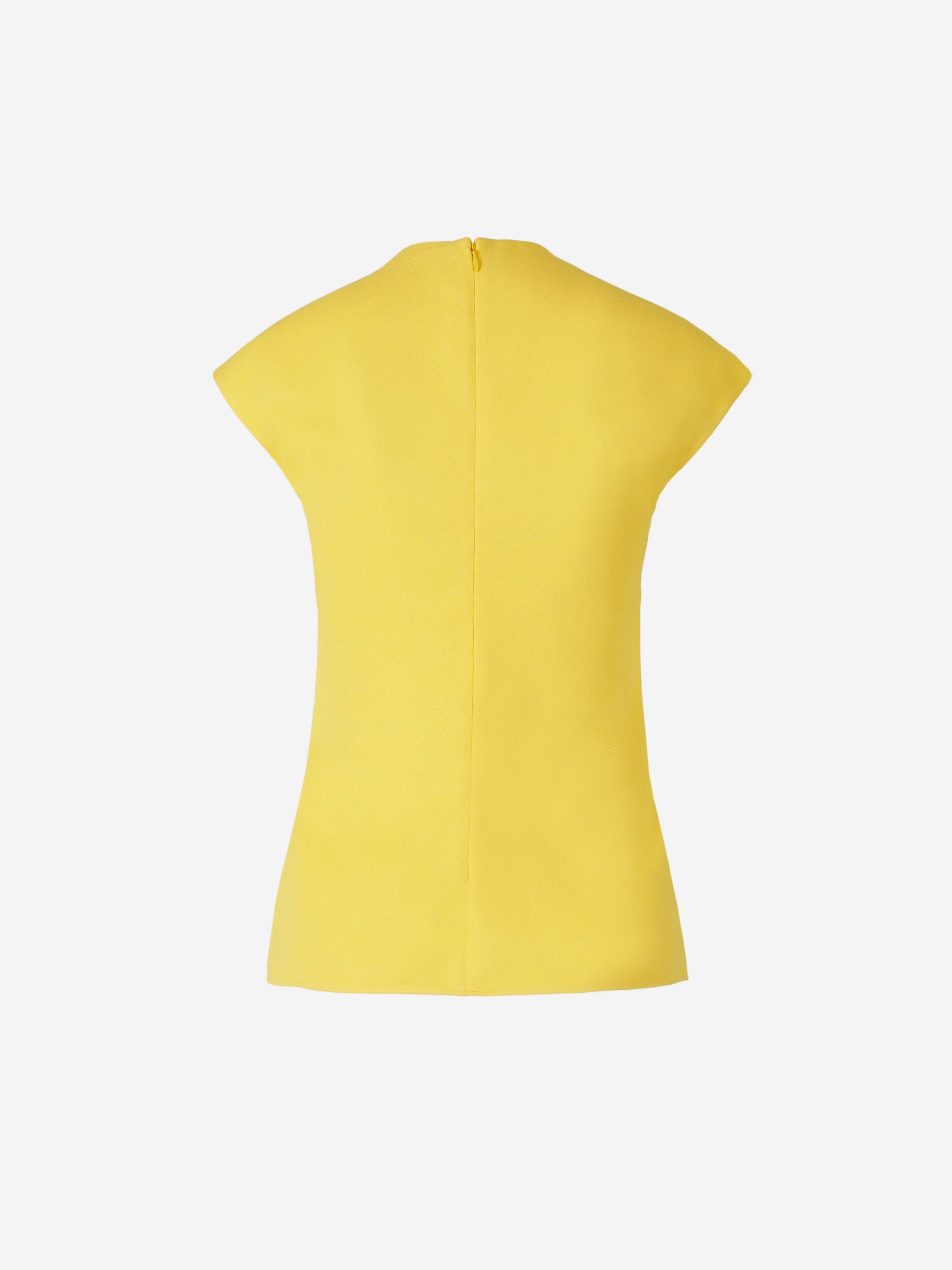 Stella McCartney Blusa Fruncida Cut Out color Amarillo sku 703-001933 00 - Foto 2