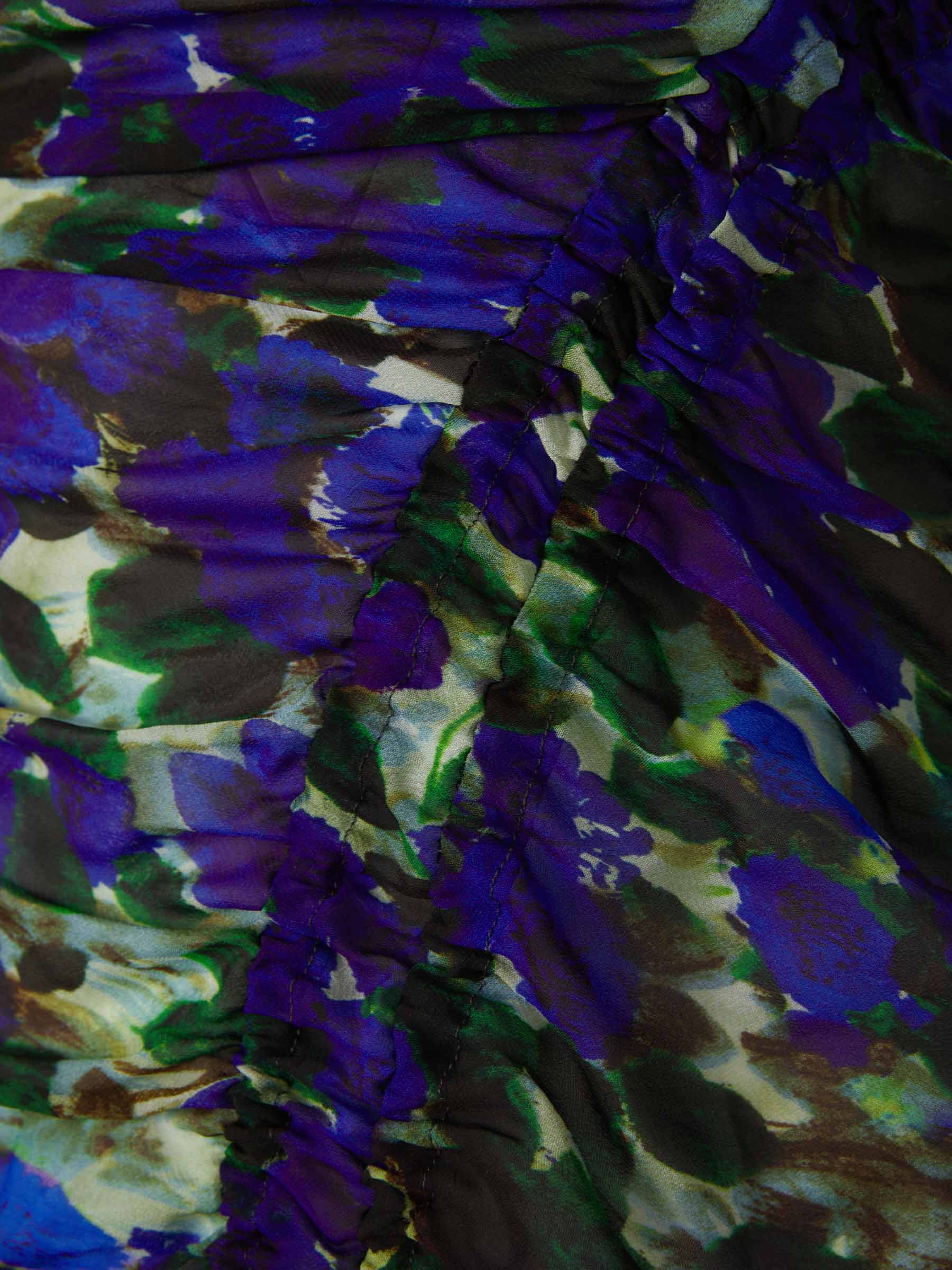 Dries Van Noten Blusa Motivo Floral Asimétrico color Multicolor sku 703-001977 01 - Foto 4