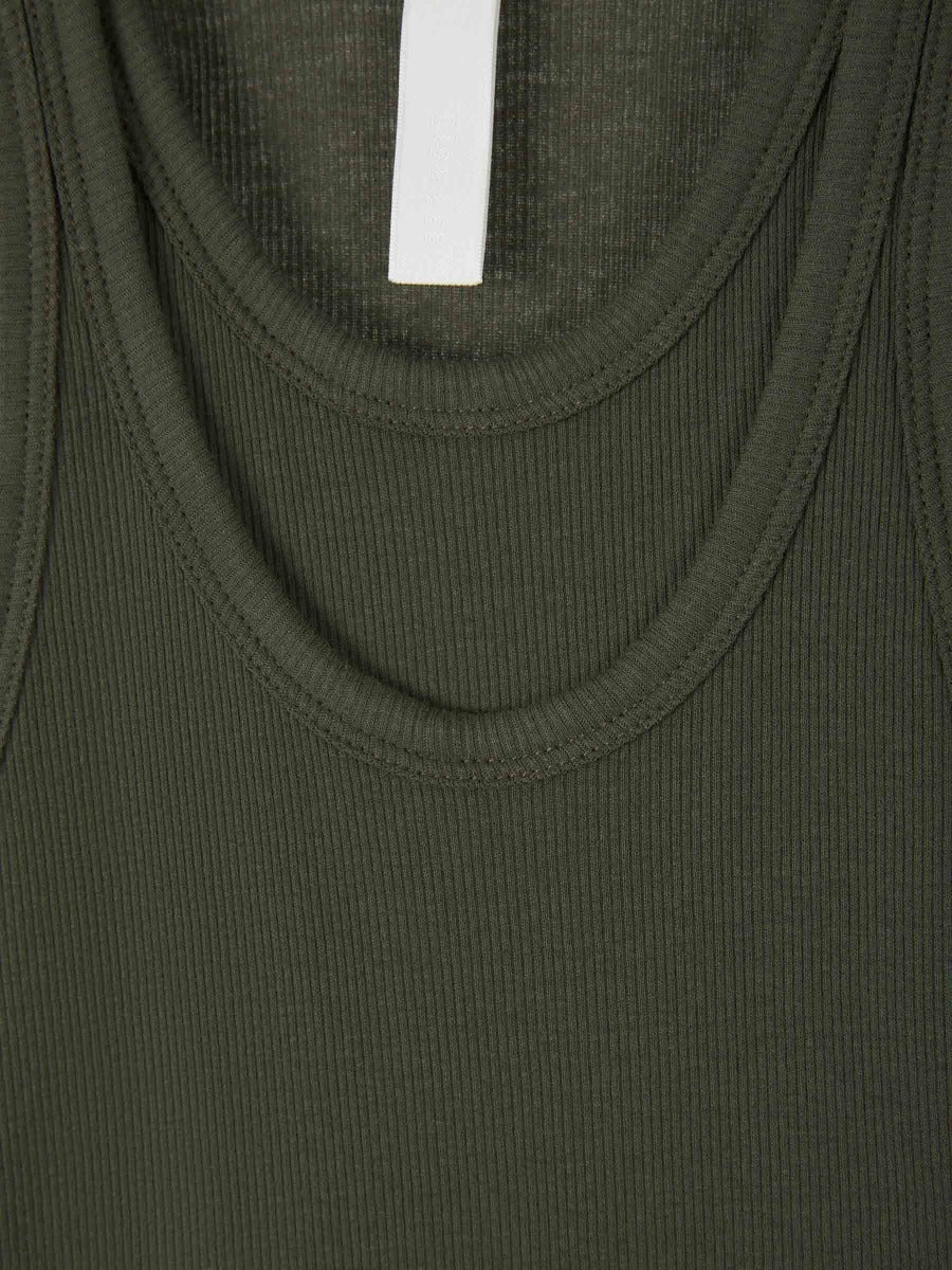 Dion Lee Top Doble Bucle color Verde Militar sku 703-002003 01 - Foto 3