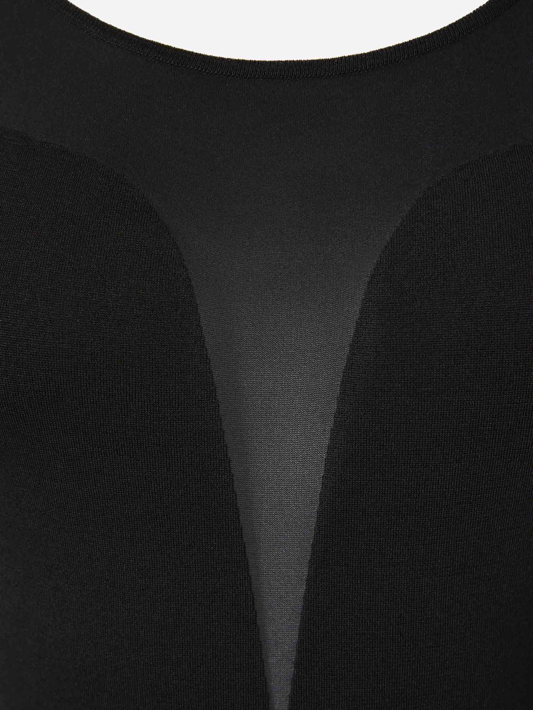 Alexander McQueen Body Corset Seda color Negro sku 703-002033 01 - Foto 3