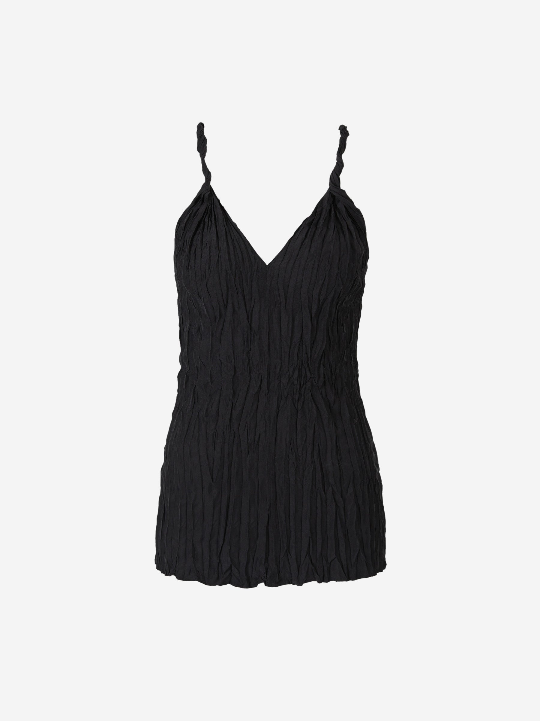 Outlet online TOTEME Mujer Top Seda Texturizada color Negro sku 703-002041 01 - Foto 1