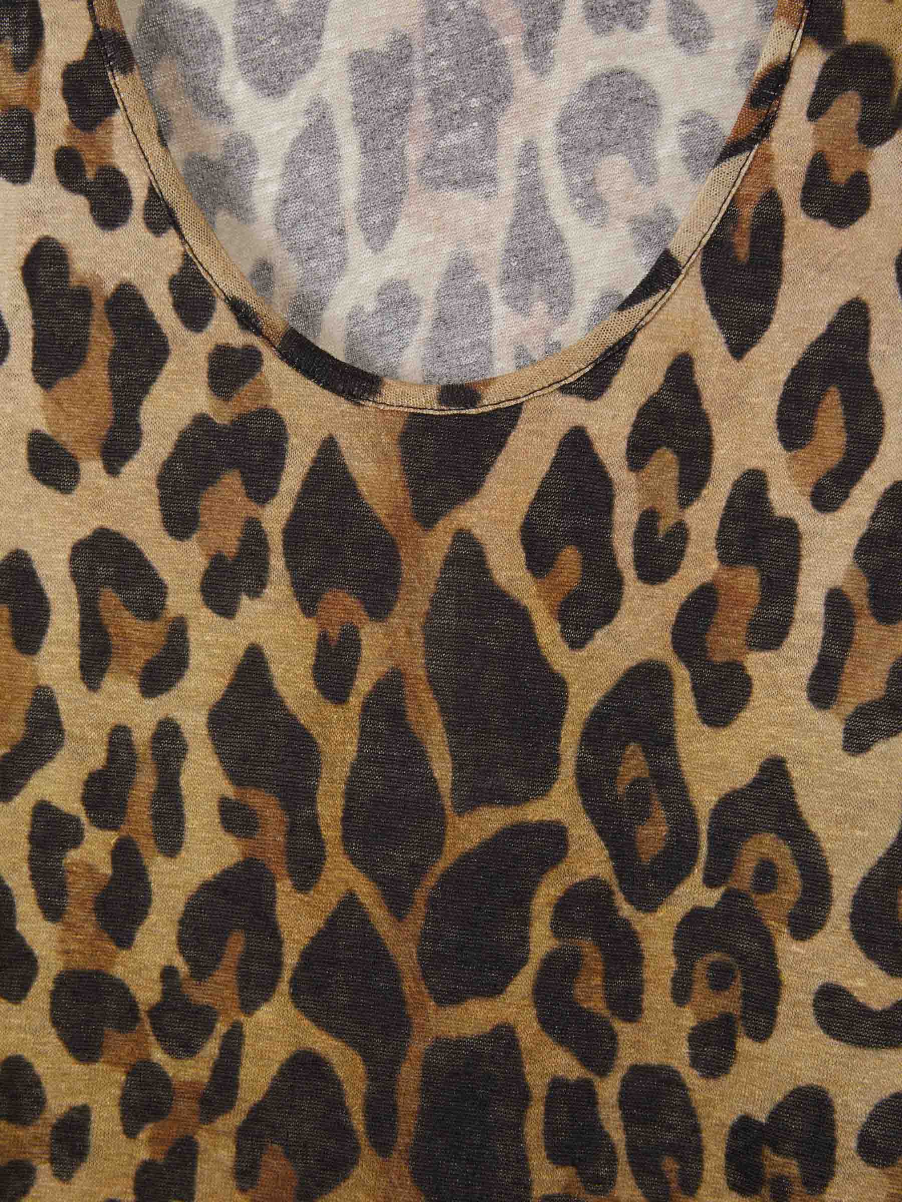 Balmain Top Motivo Animal color Marron sku 703-002045 01 - Foto 2