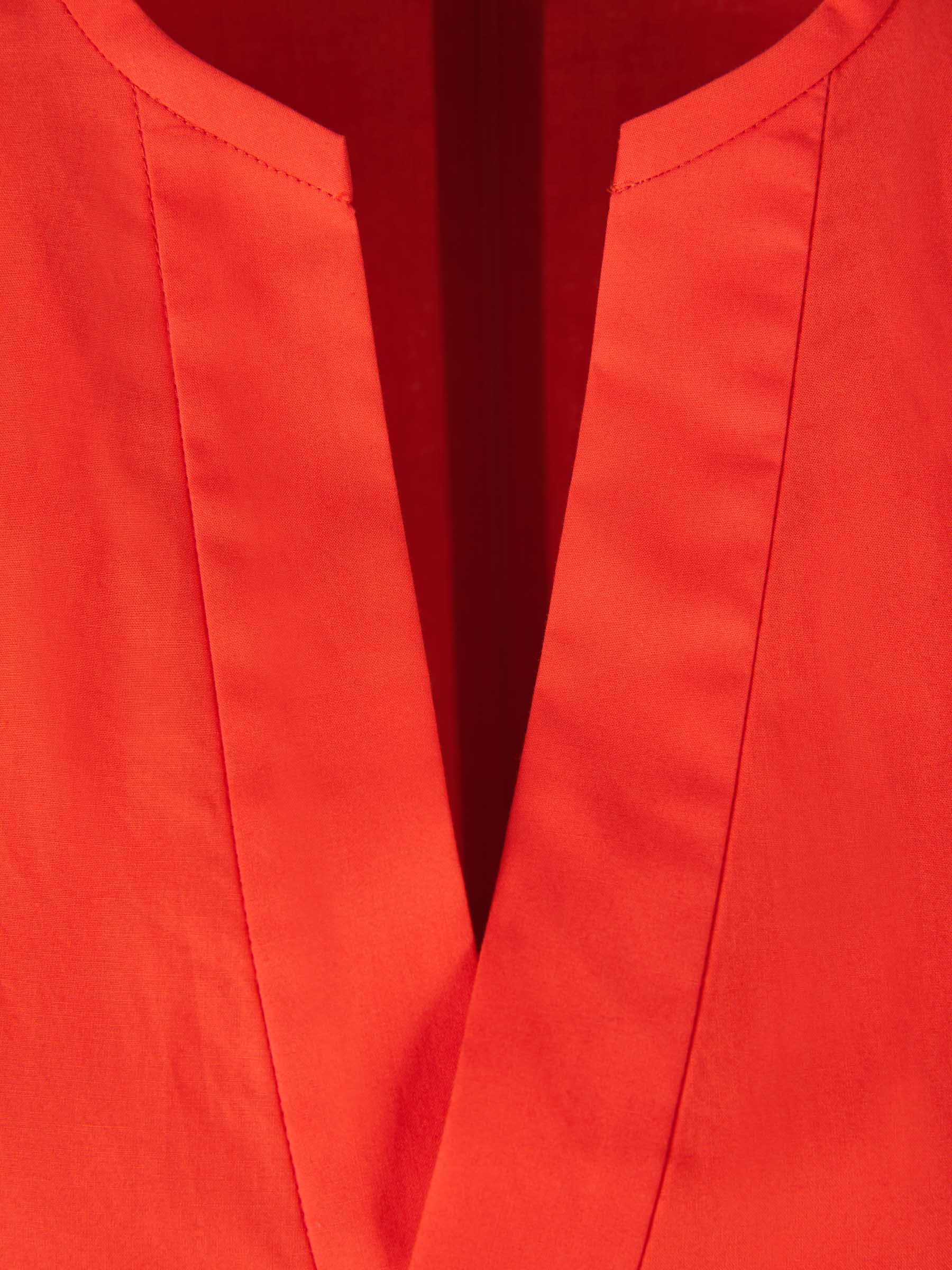 Proenza Schouler Blusa Mangas Algodón color Rojo sku 703-002049 01 - Foto 3