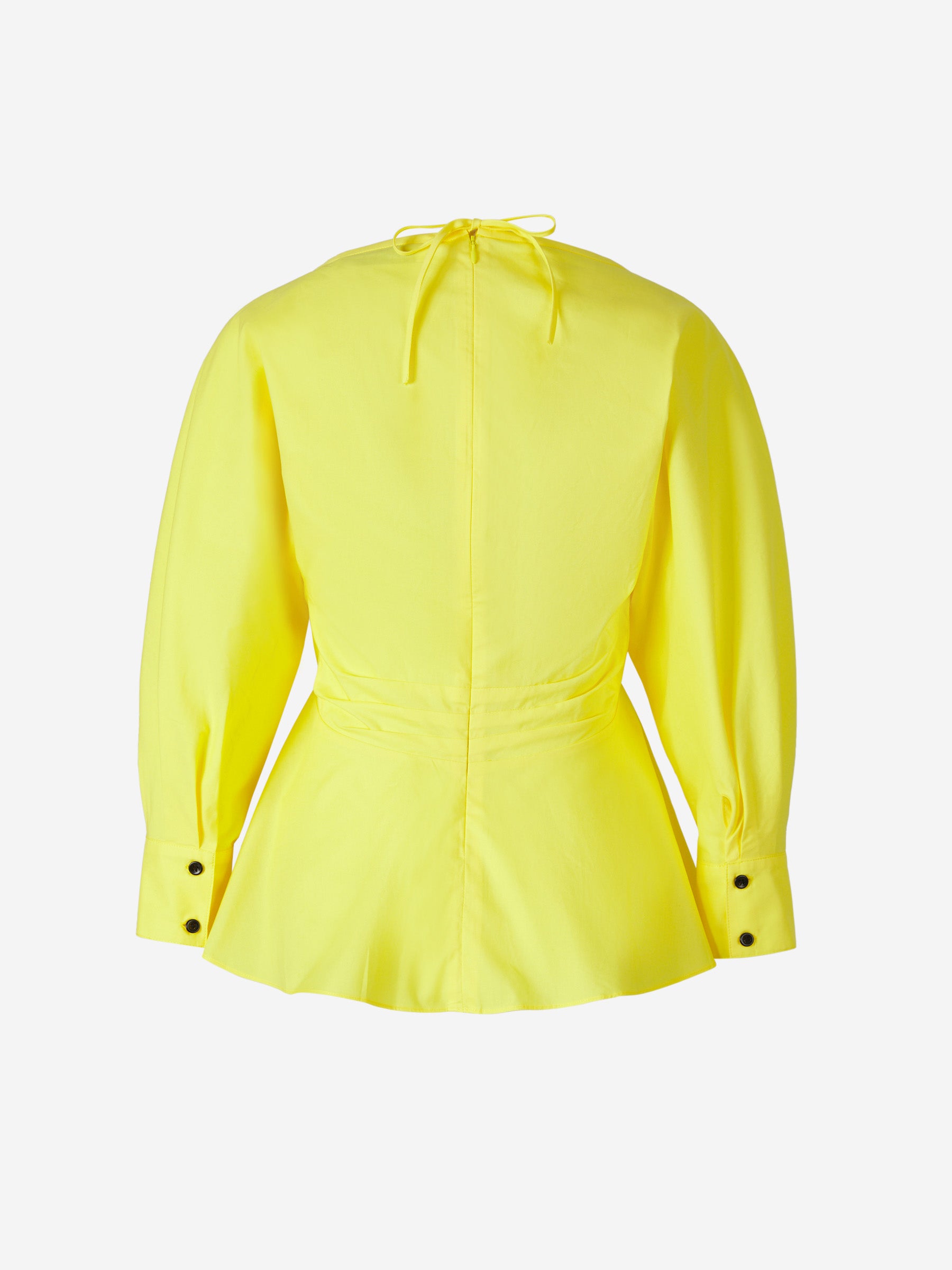 Proenza Schouler Blusa Mangas Algodón color Amarillo sku 703-002051 01 - Foto 2