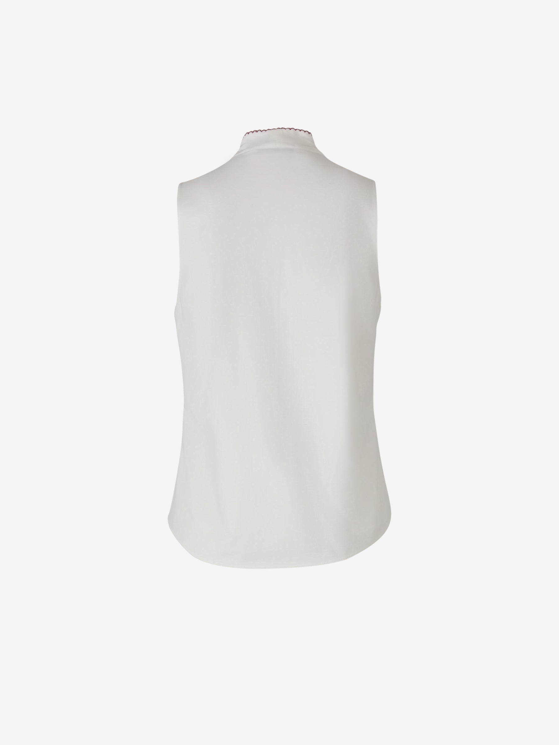 Outlet online Dorothee Schumacher Mujer Top Lazo Seda color Marfil sku 703-002052 01 - Foto 2