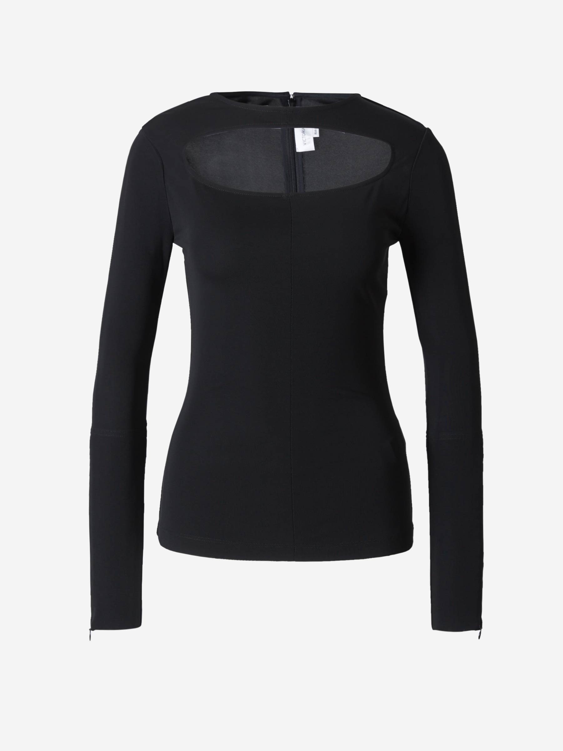 Outlet online Victoria Beckham Mujer Top Apertura Frontal color Negro sku 711-002757 01 - Foto 1