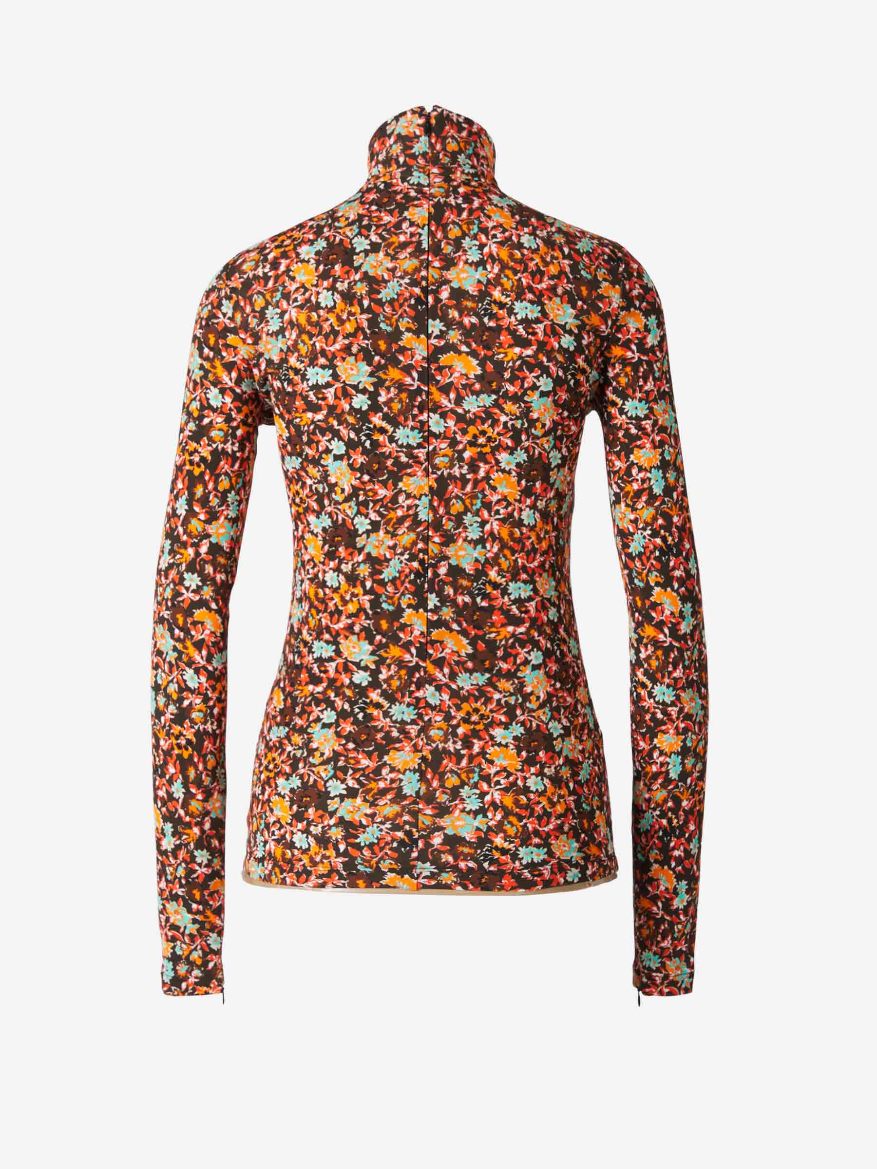 Victoria Beckham Camiseta Motivo Floral color Naranja sku 711-002758 01 - Foto 2