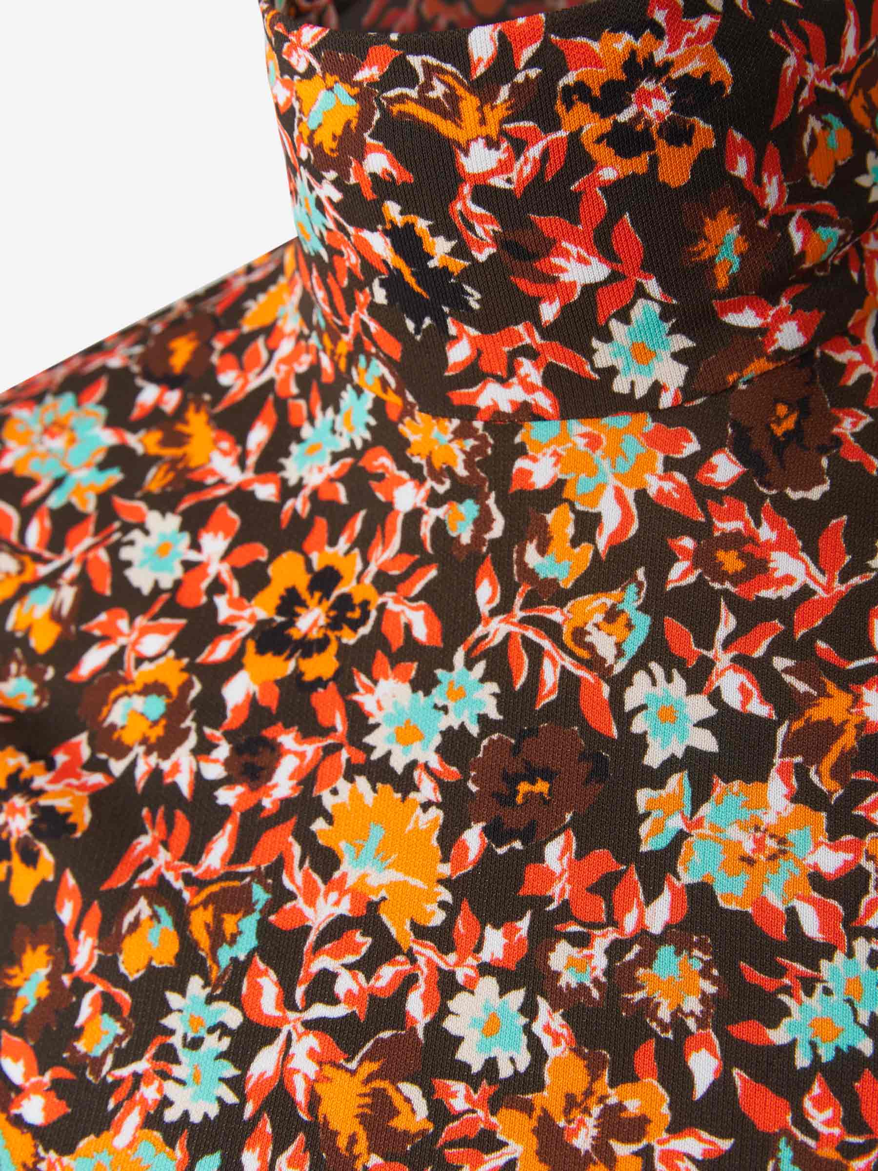 Victoria Beckham Camiseta Motivo Floral color Naranja sku 711-002758 01 - Foto 3