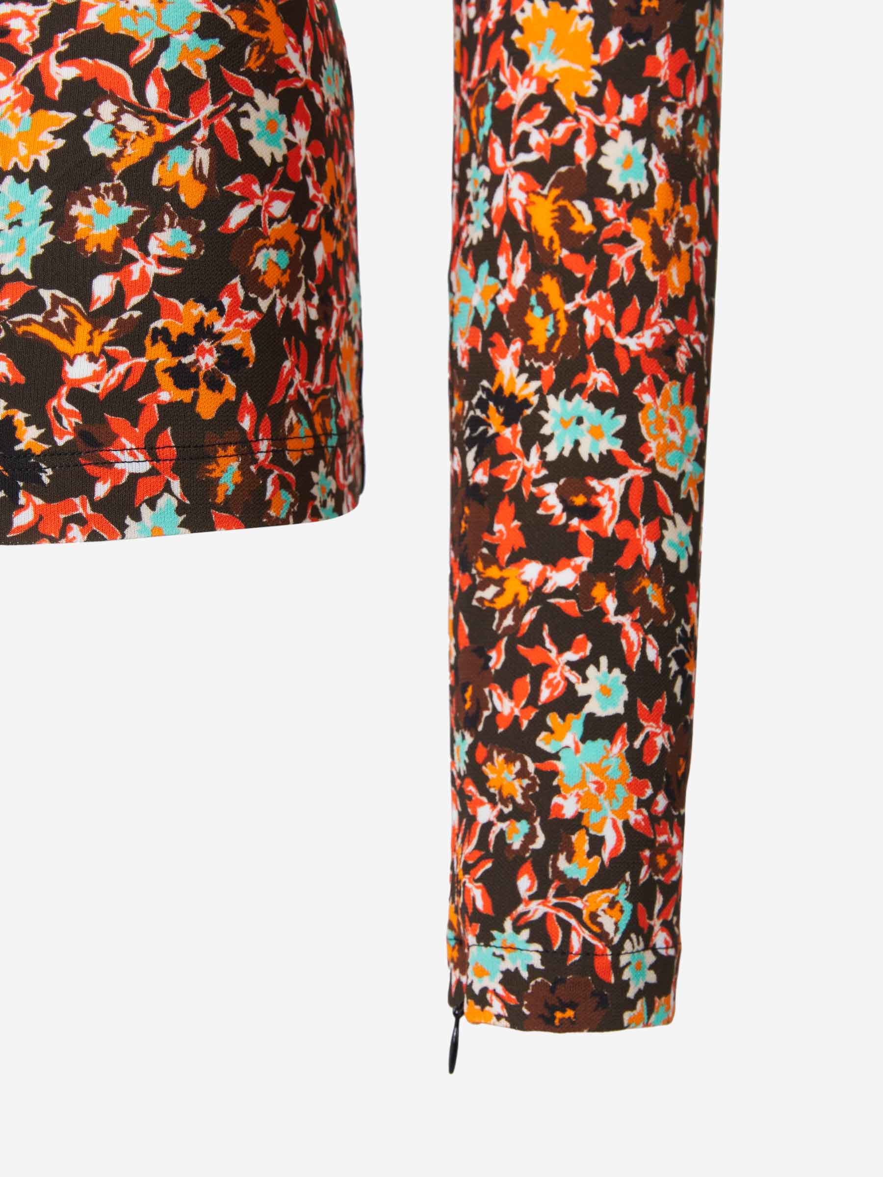 Victoria Beckham Camiseta Motivo Floral color Naranja sku 711-002758 01 - Foto 4