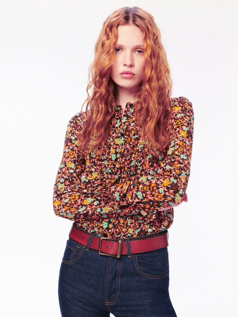 Victoria Beckham Camiseta Motivo Floral color Naranja sku 711-002758 01 - Foto 5