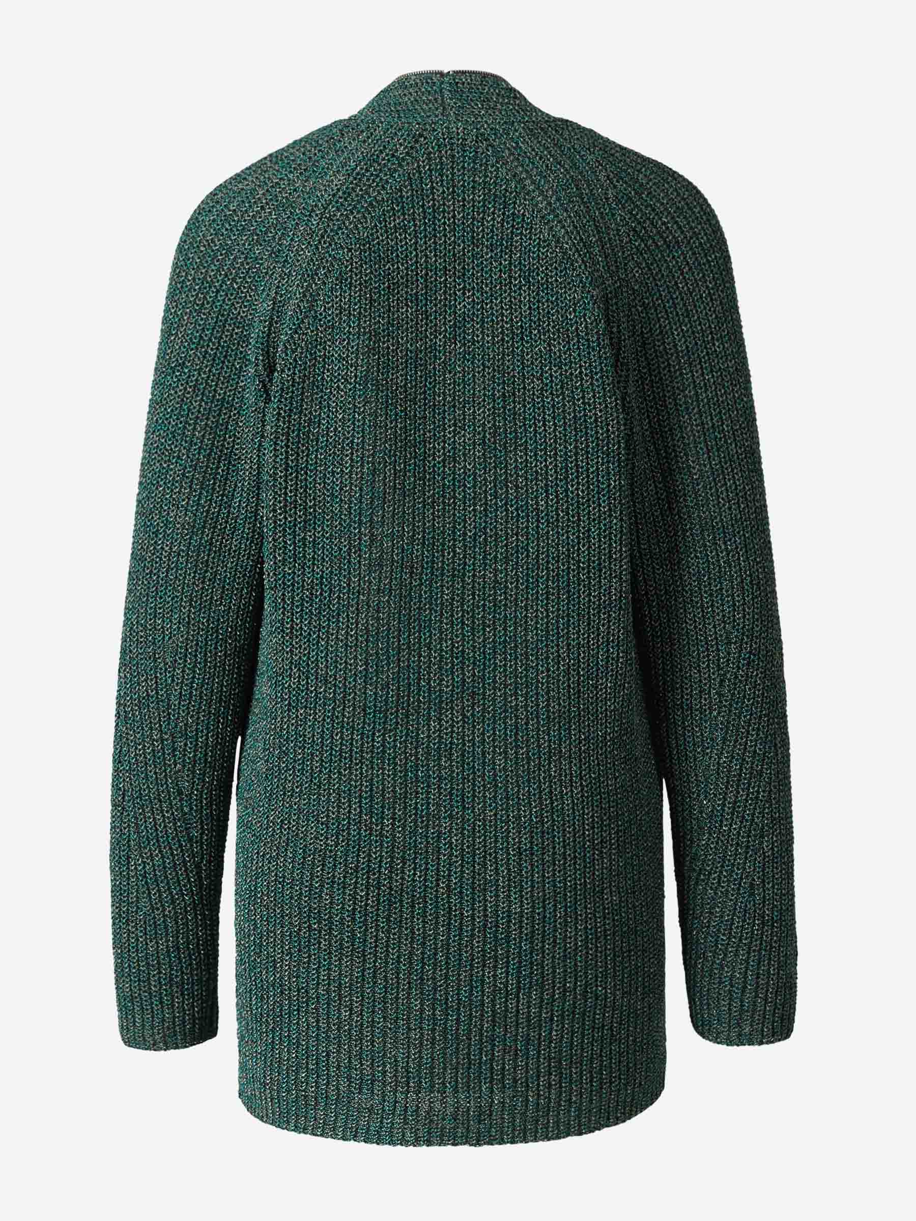 Proenza Schouler Cárdigan Punto Cruzado color Verde Azulado sku 711-002824 01 - Foto 2