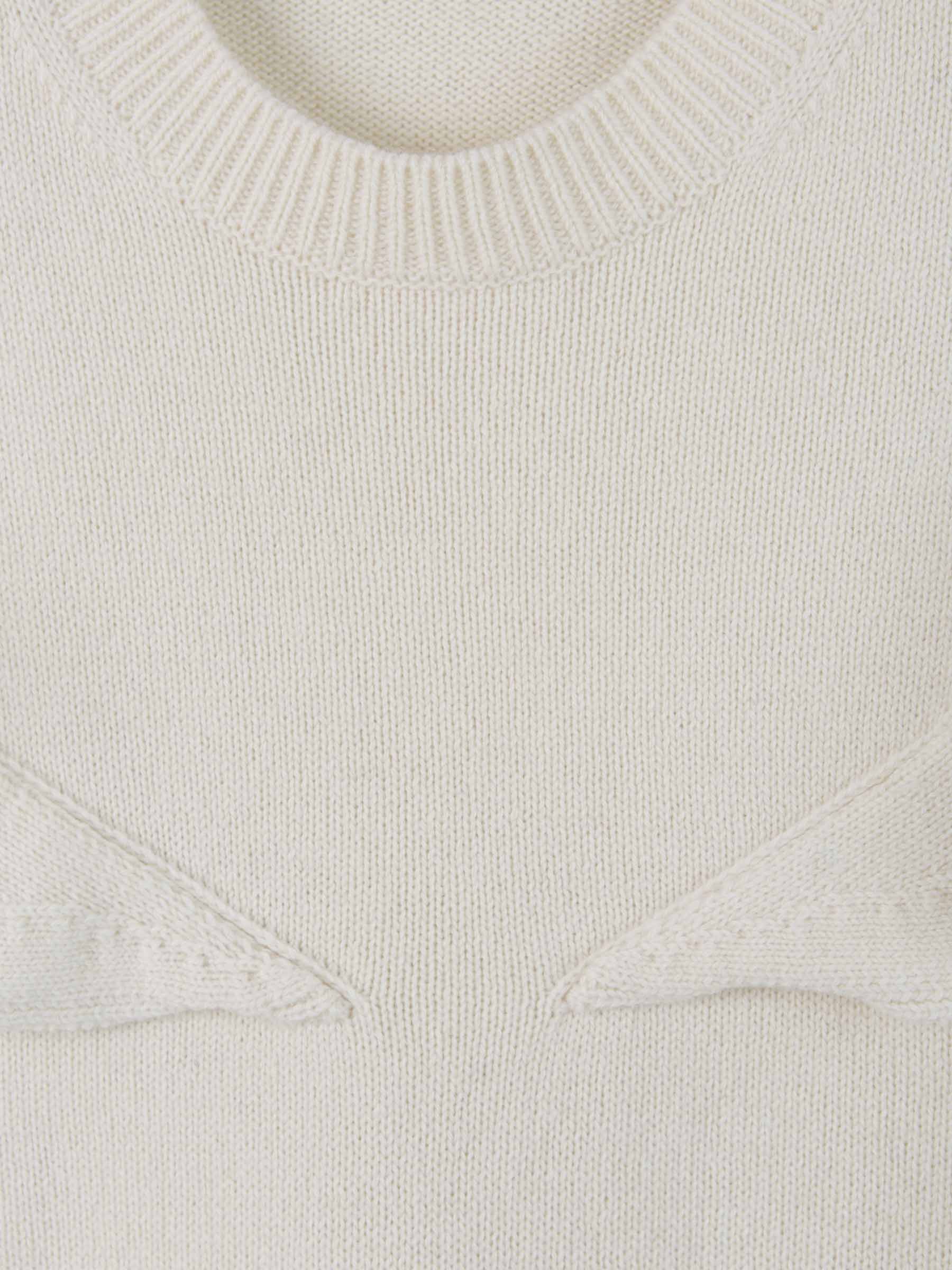 Outlet online Chloé Mujer Jersey Volantes Cashmere color Beis sku 711-002890 01 - Foto 3