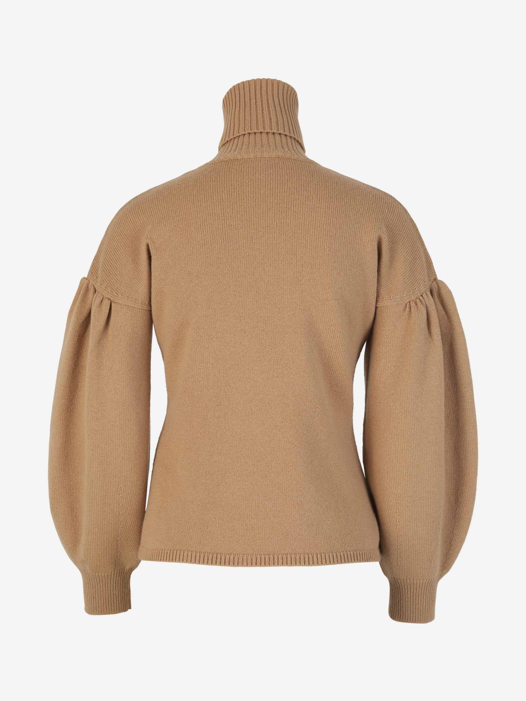 Outlet online Max Mara Mujer Jersey Lana Cashmere color Caramelo sku 711-003118 01 - Foto 2