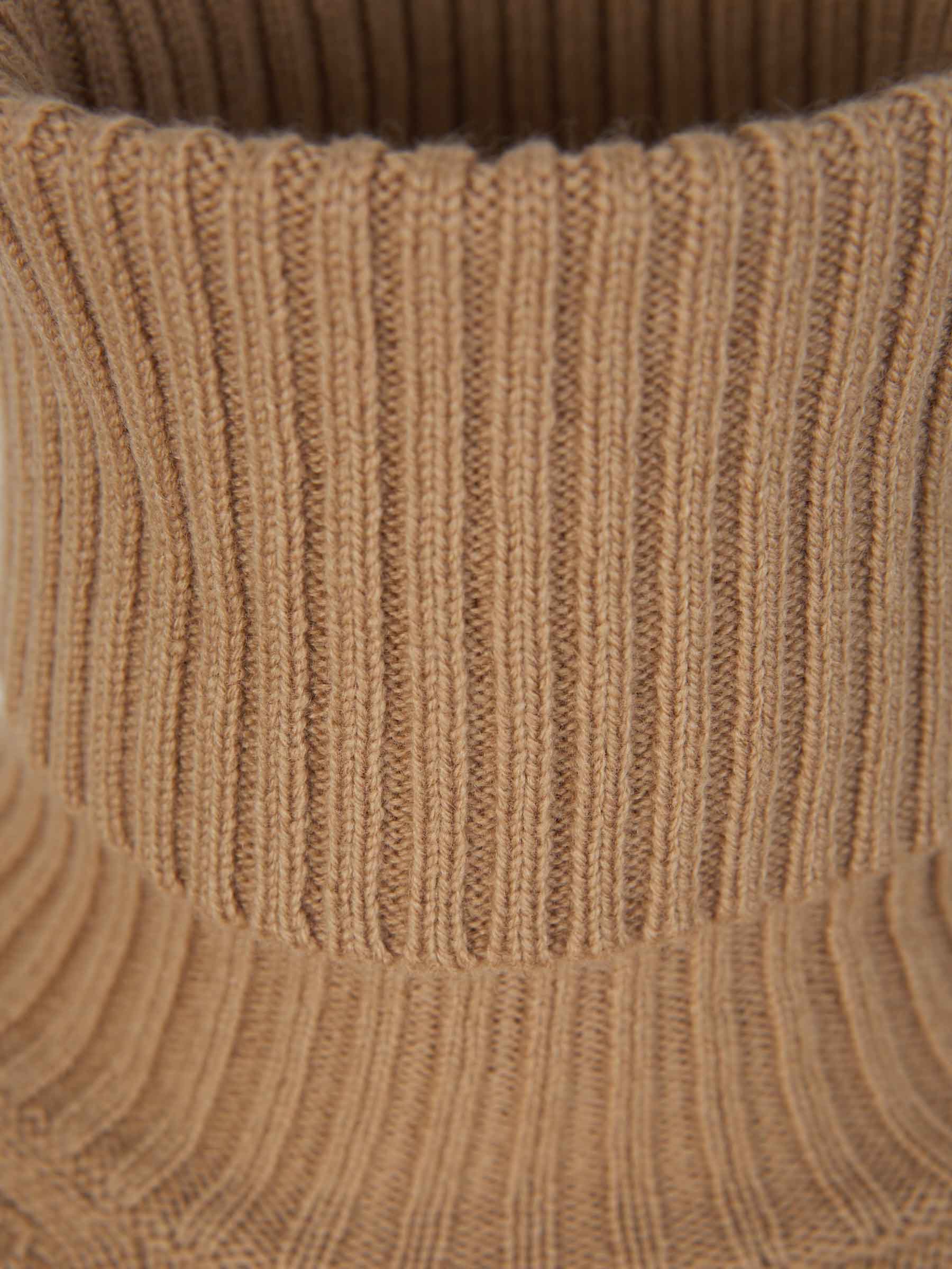 Outlet online Max Mara Mujer Jersey Lana Cashmere color Caramelo sku 711-003118 01 - Foto 3