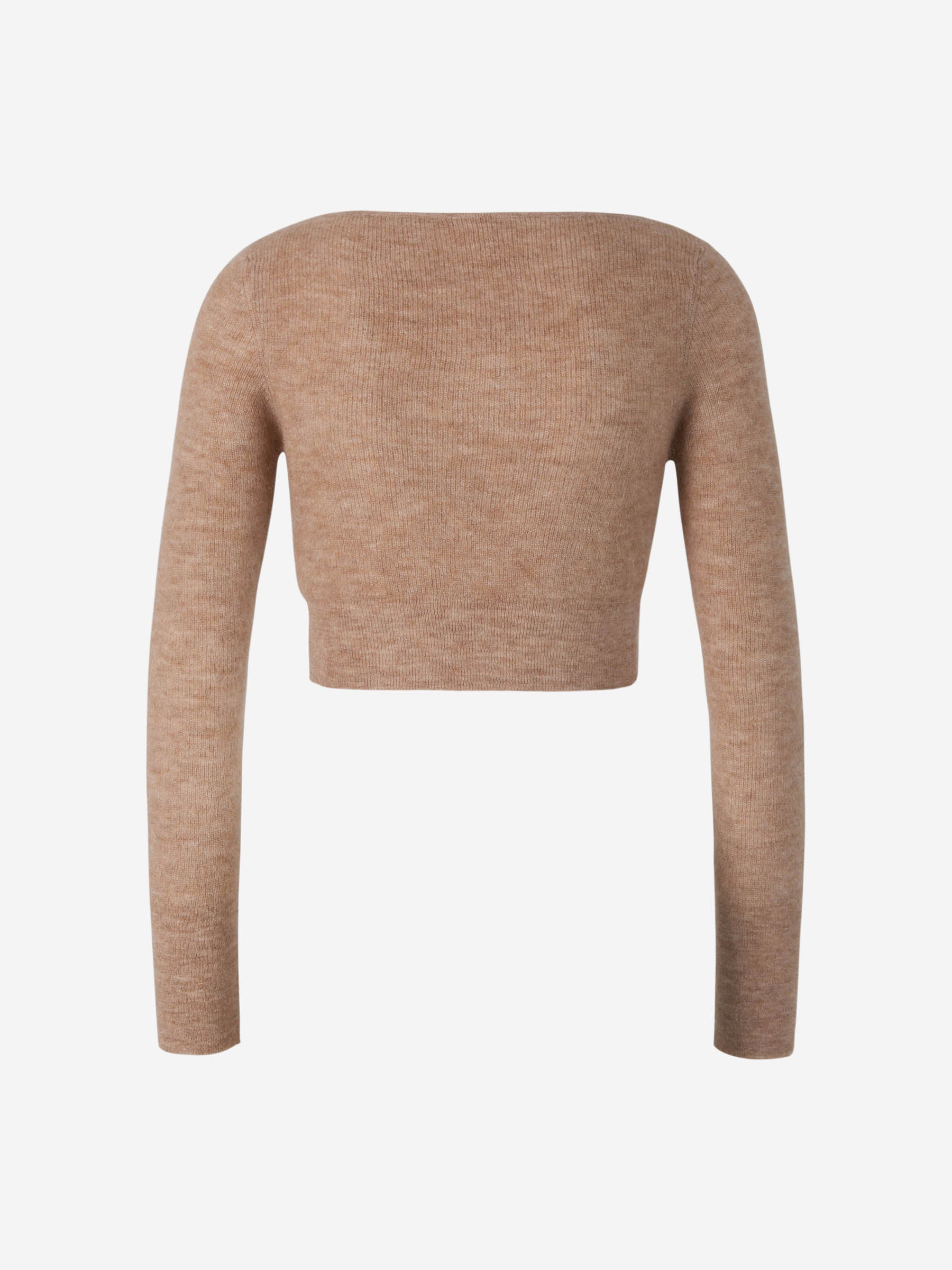 Jacquemus Cárdigan Le Cárdigan Alzou color Caramelo sku 713-000178 03 - Foto 2