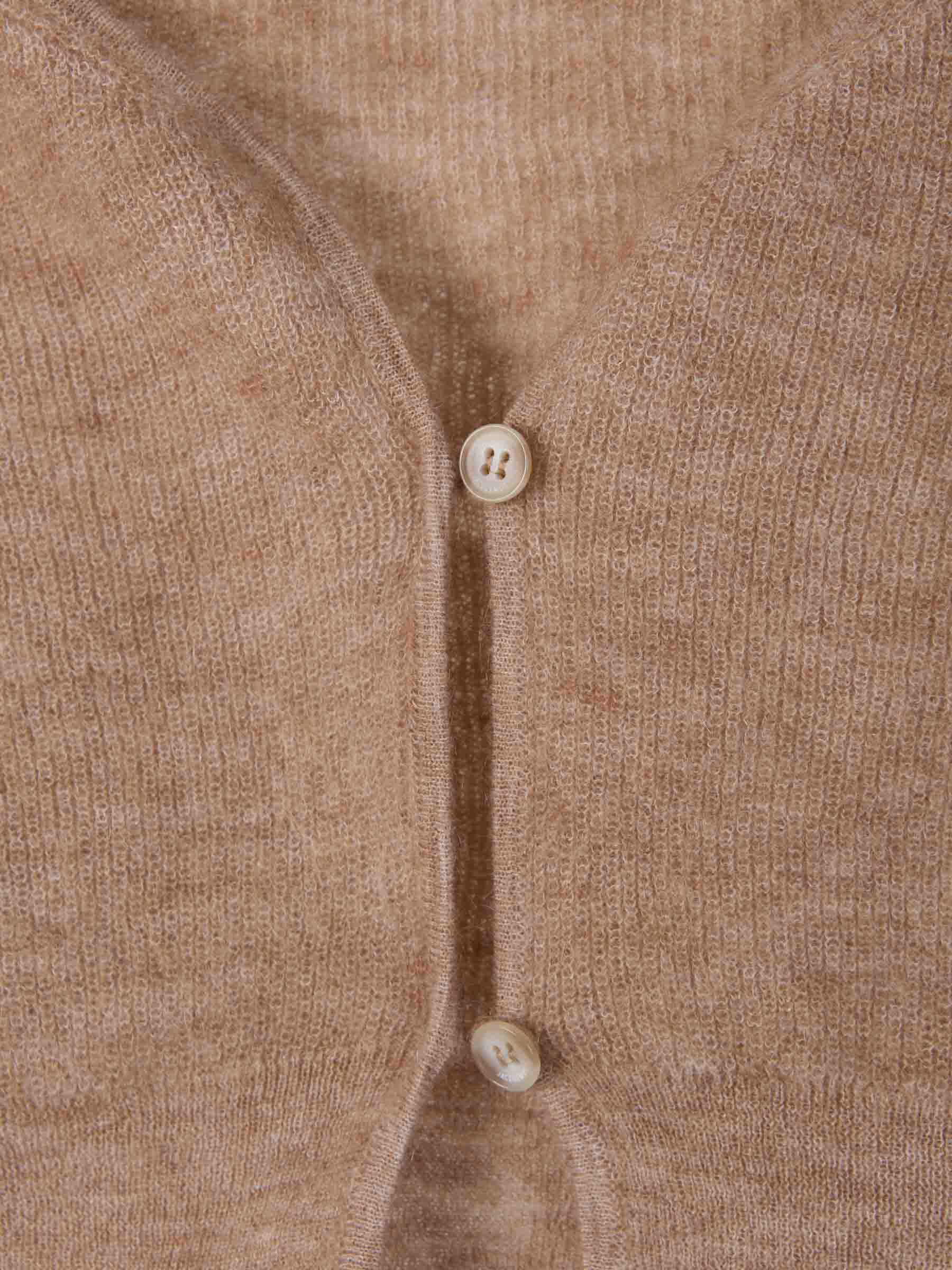 Jacquemus Cárdigan Le Cárdigan Alzou color Caramelo sku 713-000178 03 - Foto 3