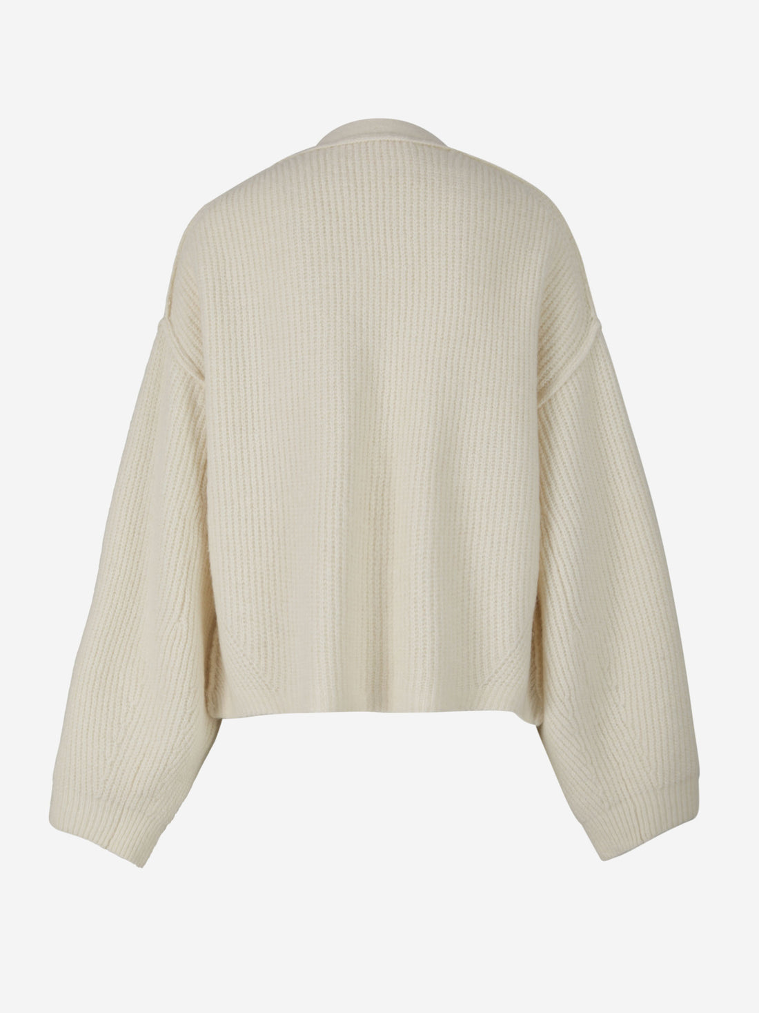 Remain Birger Christensen Cárdigan Punto Cropped color Crema sku 713-000188 01 - Foto 2