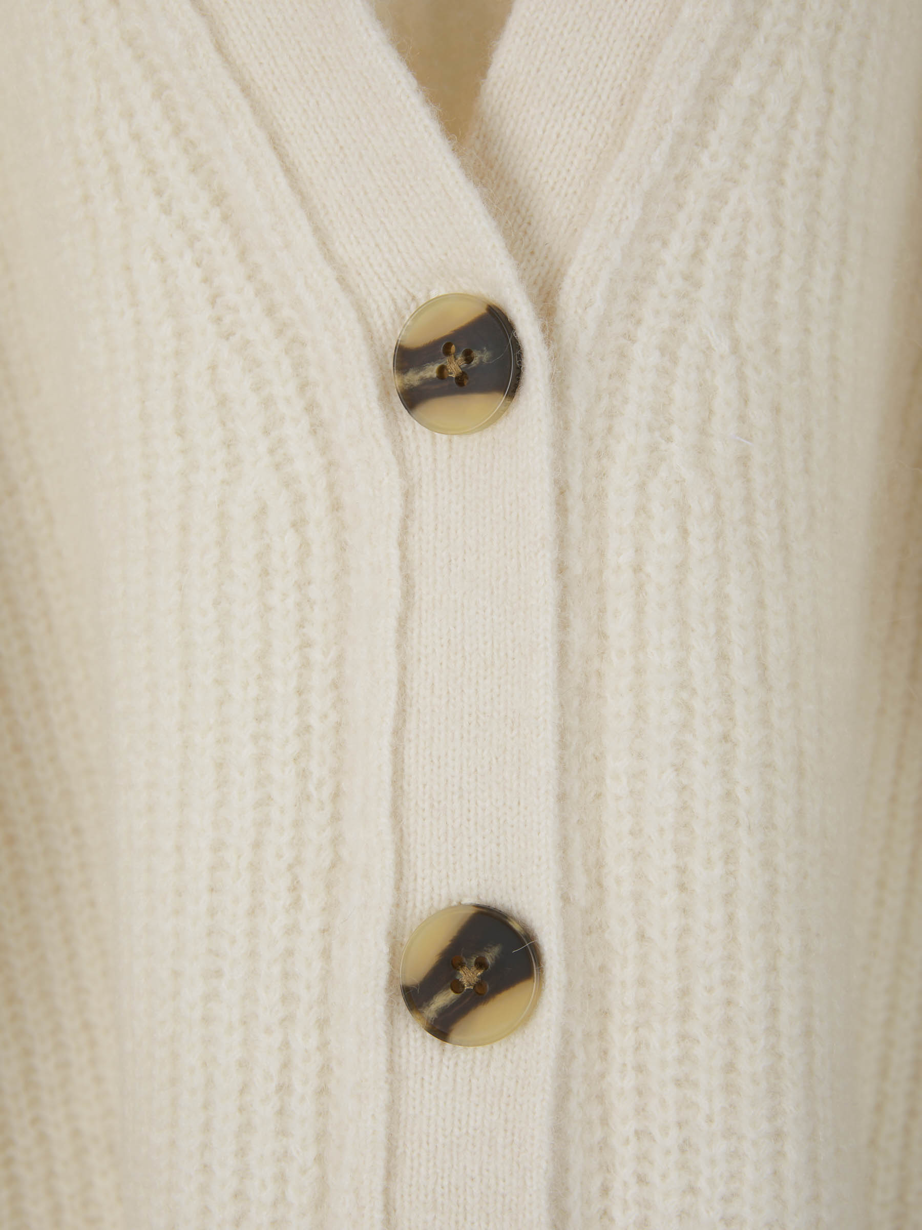 Remain Birger Christensen Cárdigan Punto Cropped color Crema sku 713-000188 01 - Foto 4