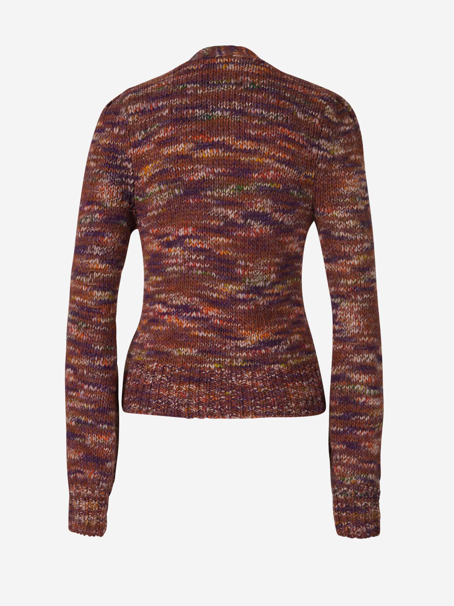 Veronica Beard Cárdigan Amosa color Burdeos sku 713-000190 01 - Foto 2