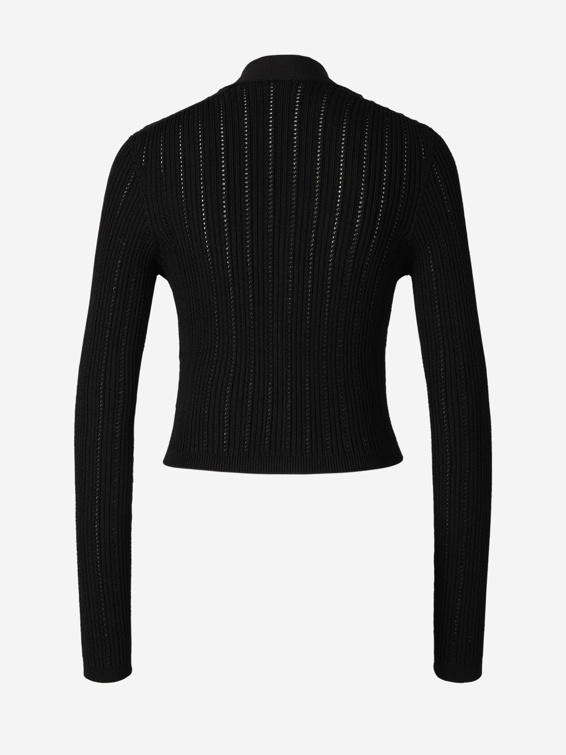 Balmain Cárdigan Punto Cropped color Negro sku 713-000241 01 - Foto 2