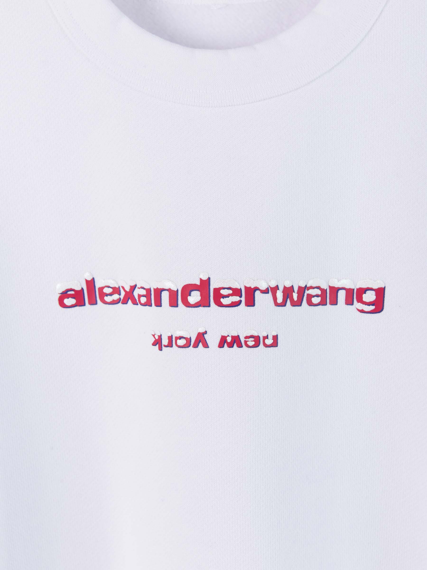 Outlet online Alexander Wang Mujer Sudadera The In High Twist color Blanco sku 715-000058 01 - Foto 3