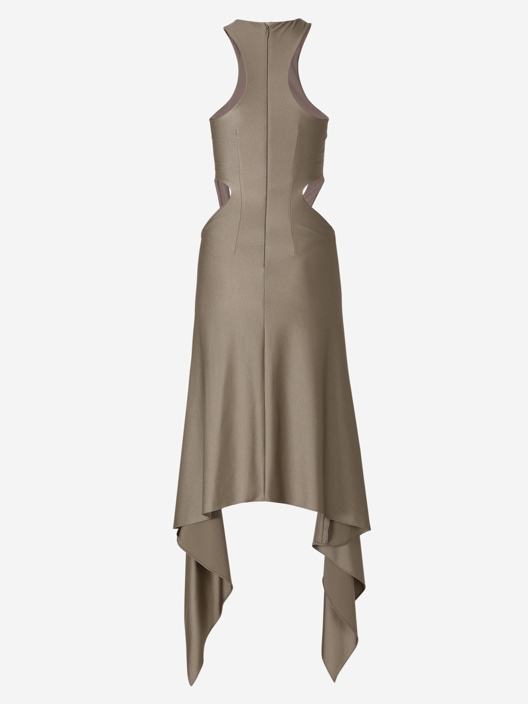 Outlet online The Attico Mujer Vestido Magnolia color Verde Militar sku 721-000048 01 - Foto 2